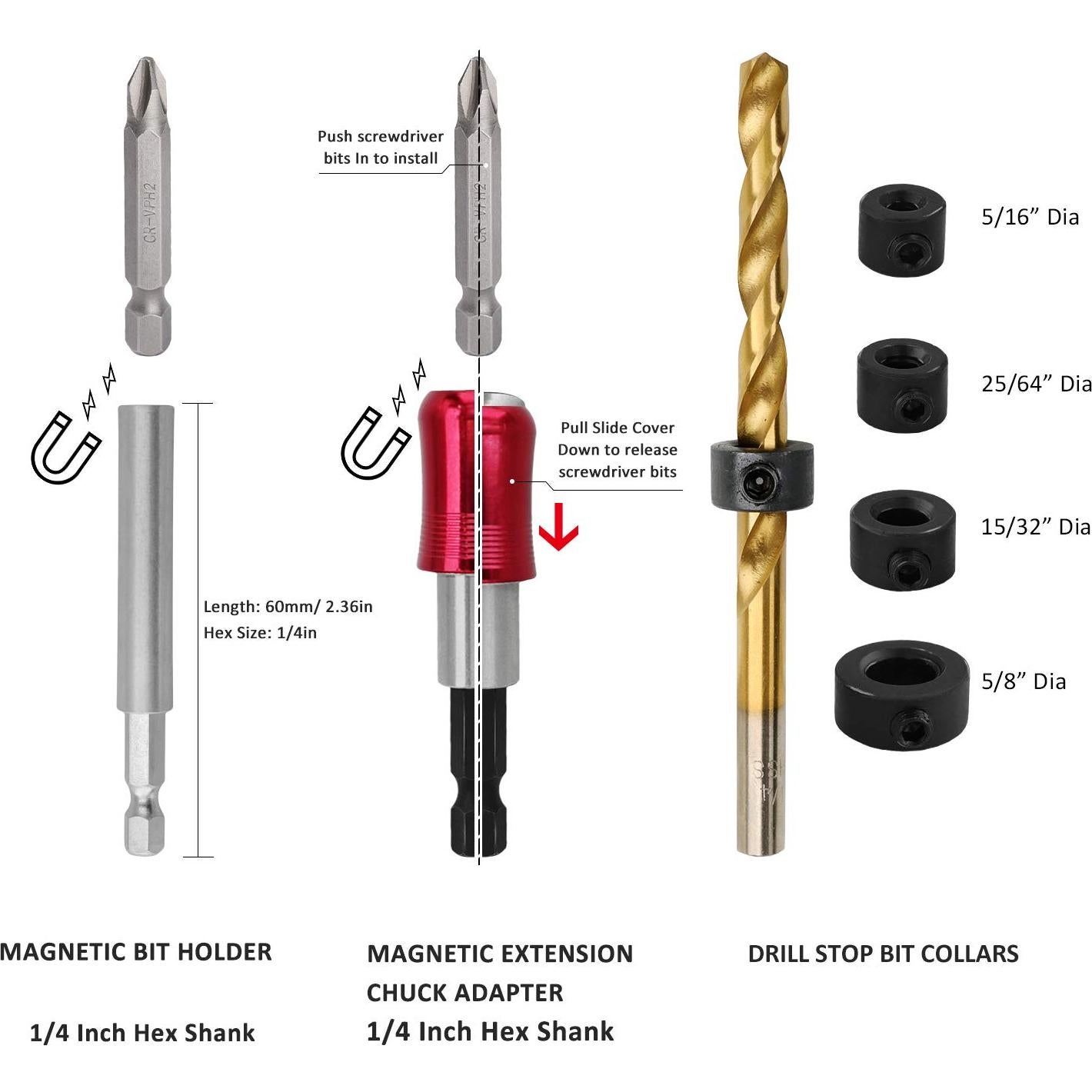 Kit de Accesorios de Perforación KingTool 318 Piezas