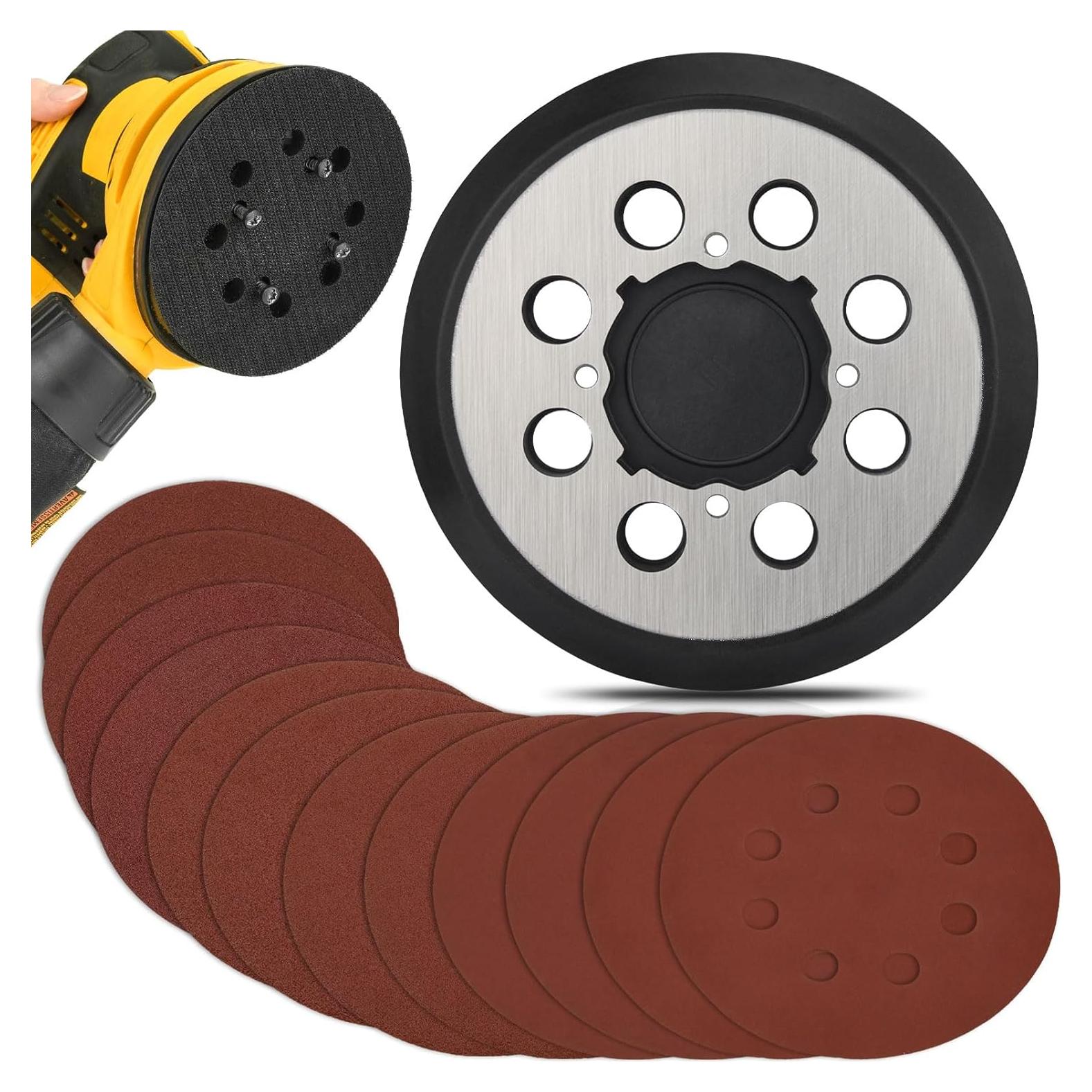 Pad de metal DeWalt DWE6423 con 12 discos de lijado