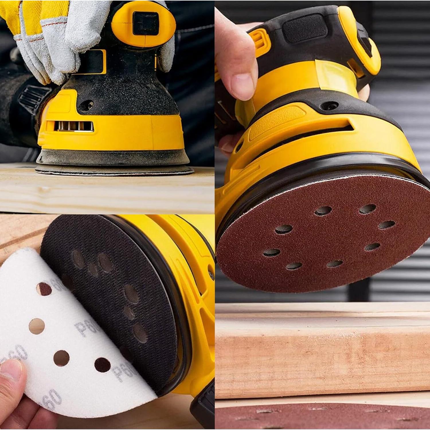 Pad de metal DeWalt DWE6423 con 12 discos de lijado