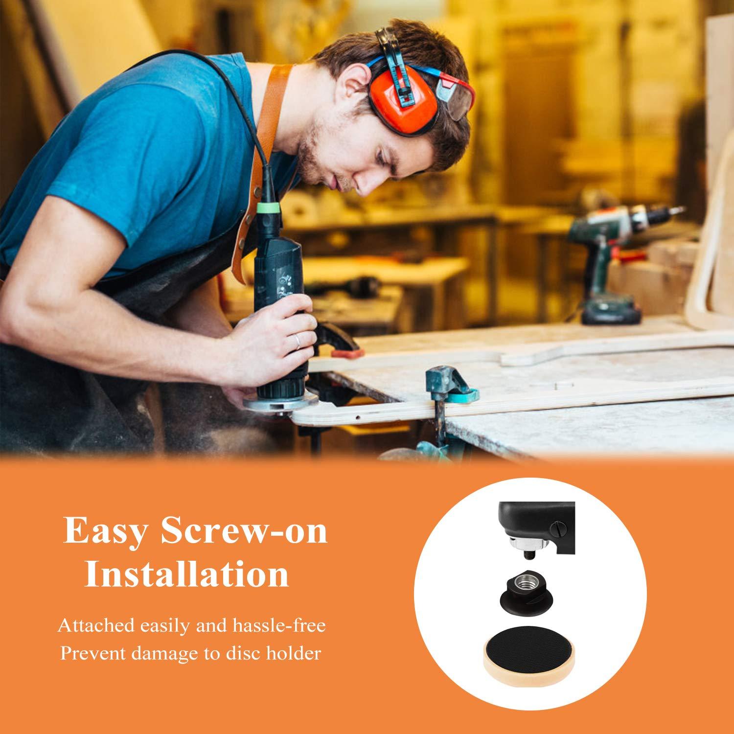 Placa de respaldo 12,7 cm con rosca 5/8-11 para amoladora