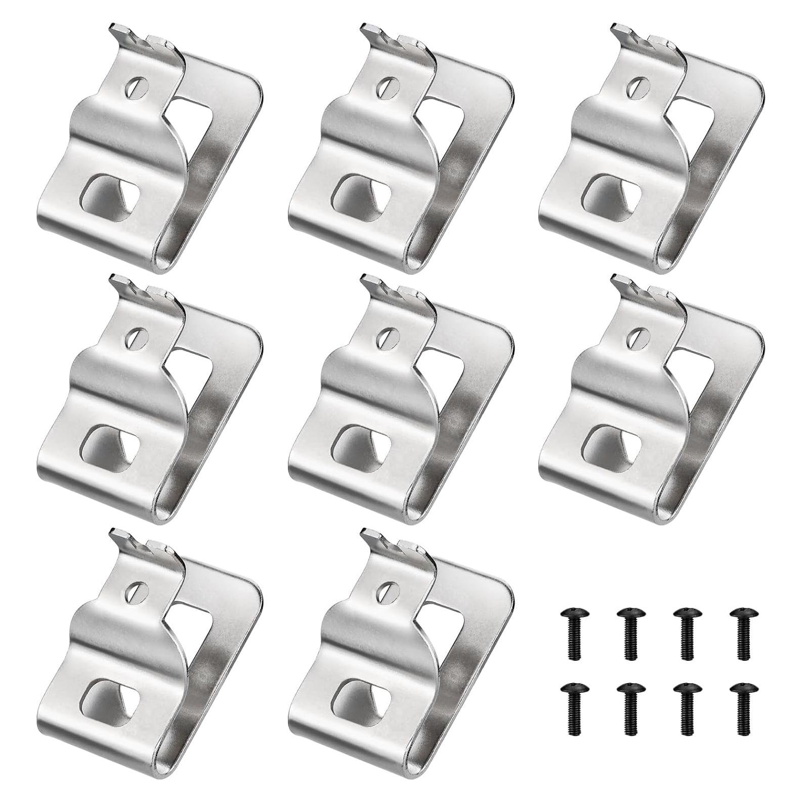 Clips de Cinturón Dewalt 16 Piezas Acero Inoxidable 304