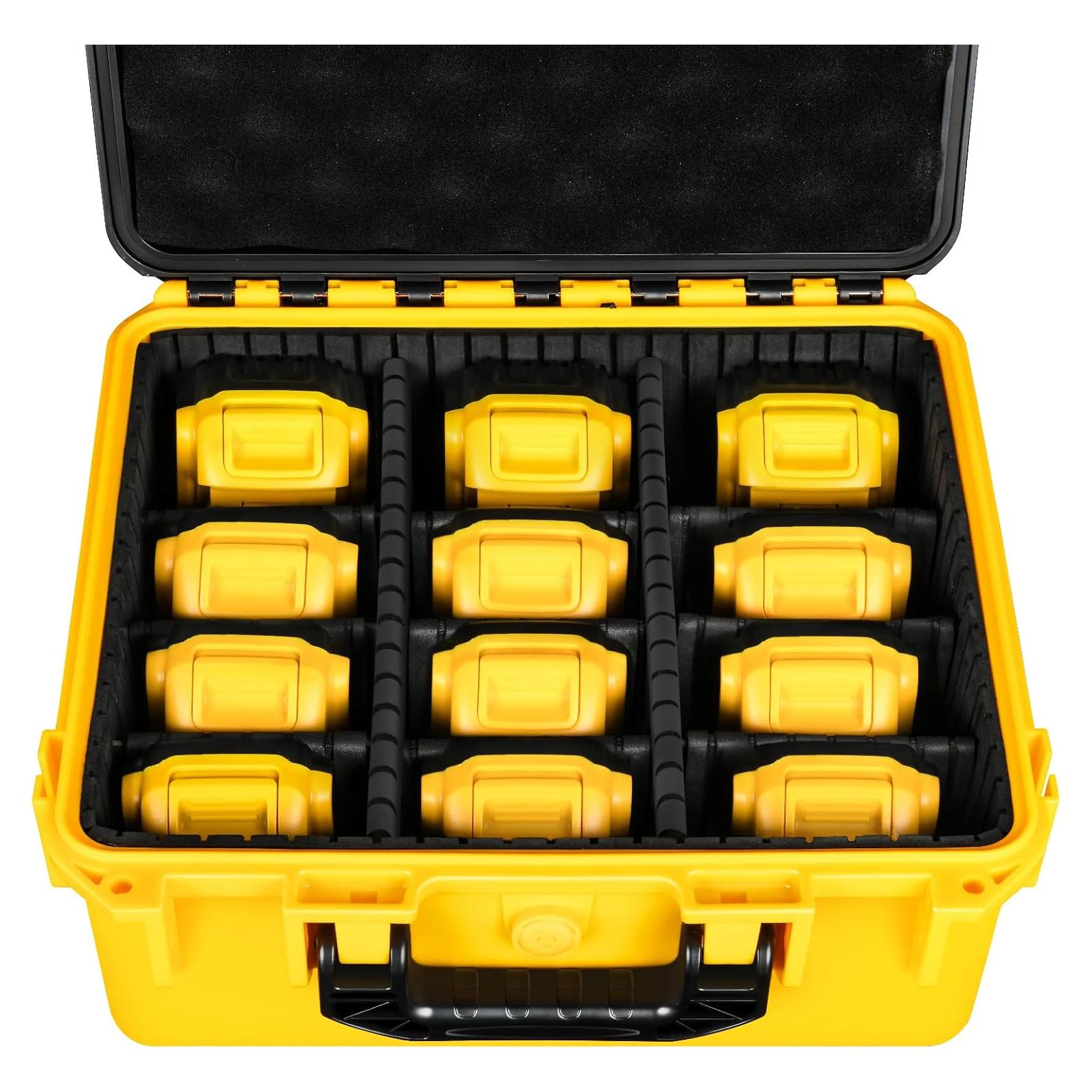 Estuche Organizador HOSOCASE para Baterías Dewalt y Milwaukee