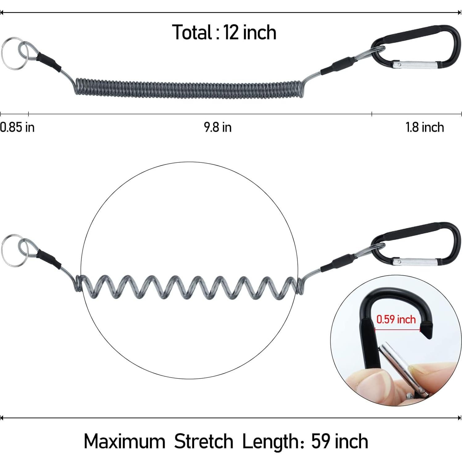 Lanyard de Pesca BB Hapeayou 7 Piezas Resistente 149,86 cm