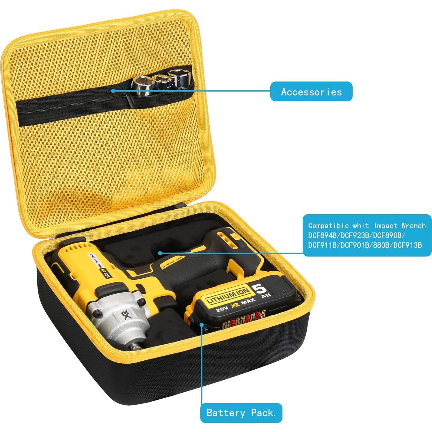 Funda Dura Khanka para Llave Impacto DEWALT 20V DCF894B