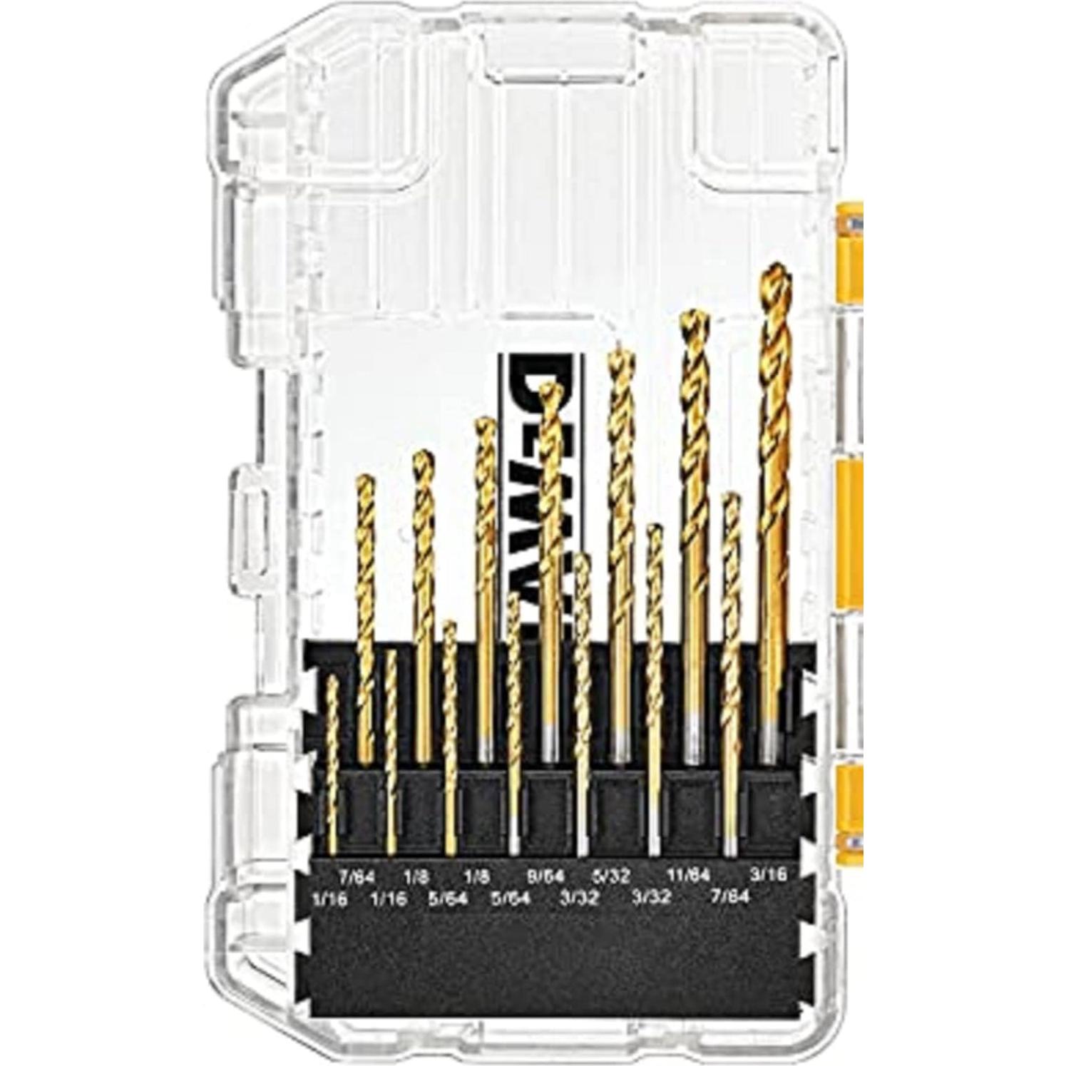 Taladro Inalámbrico DEWALT 20V Compacto con 21 Brocas