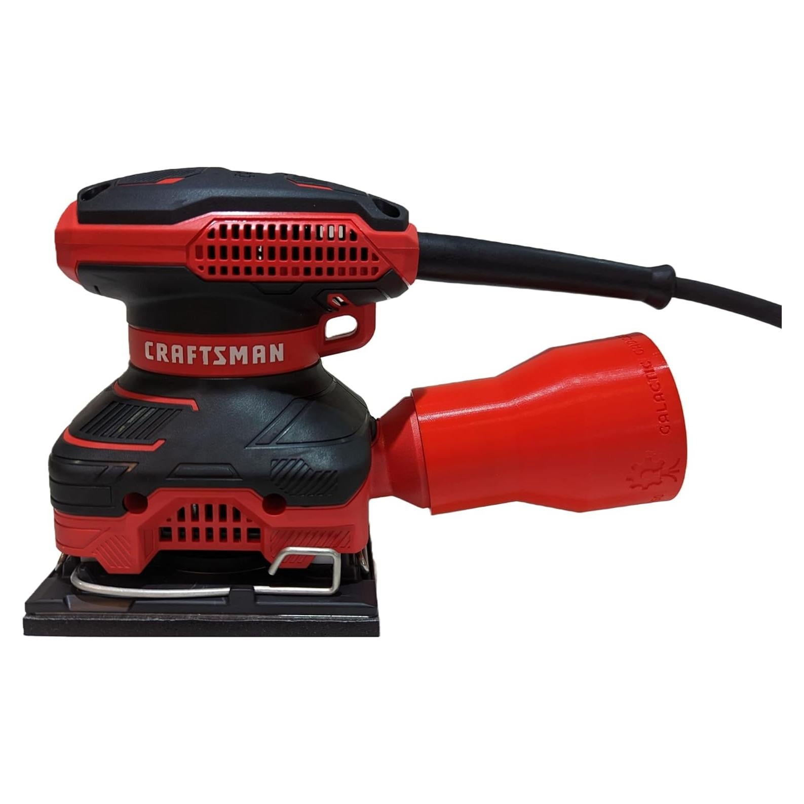 Adaptador de Aspiradora Galactic Gadgets para Lijadoras Dewalt 6,35 cm Rojo