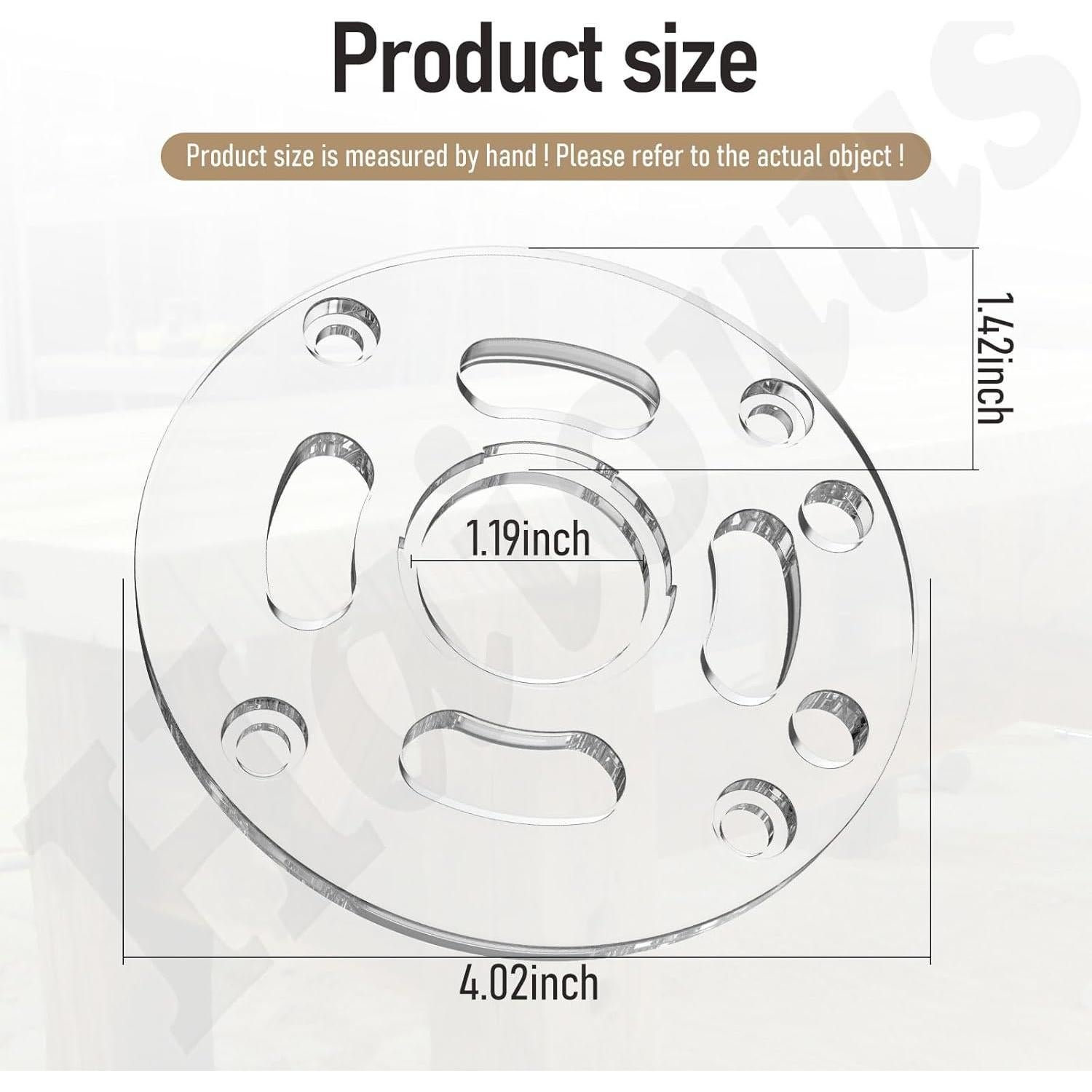 Base Subdel Router DNP613 Transparente para D-EWALT 611