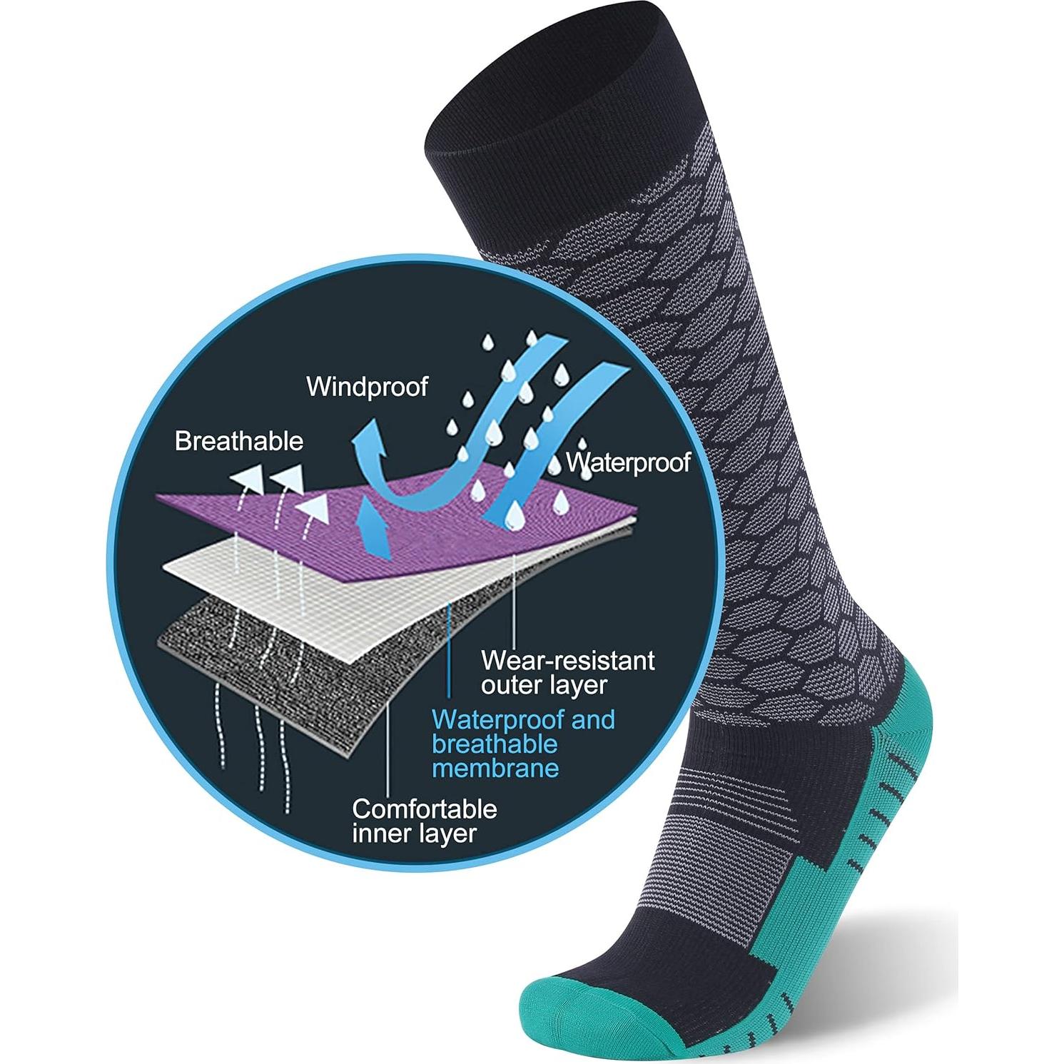 Medias Impermeables Randy Sun Altas para Kayak y Caza