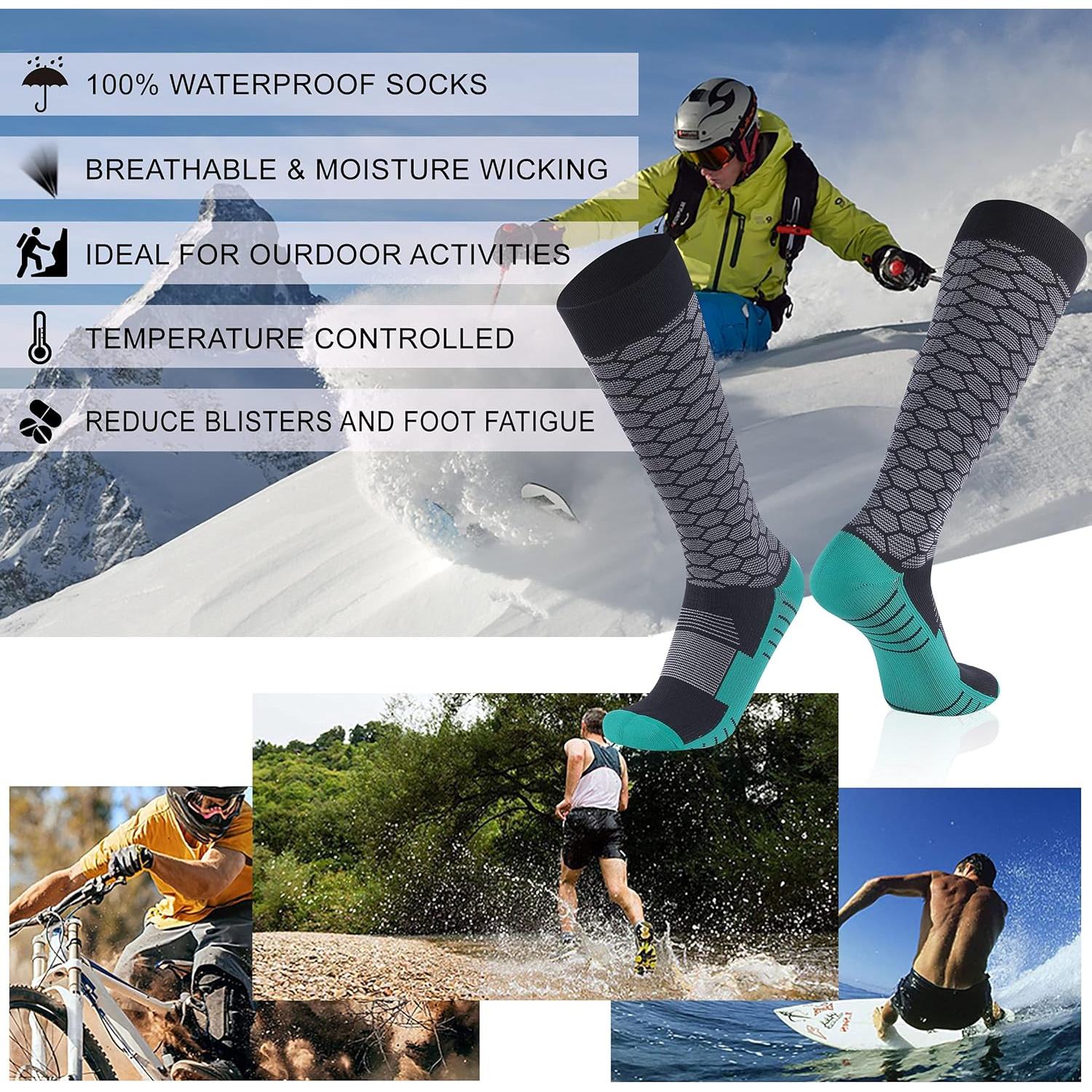 Medias Impermeables Randy Sun Altas para Kayak y Caza