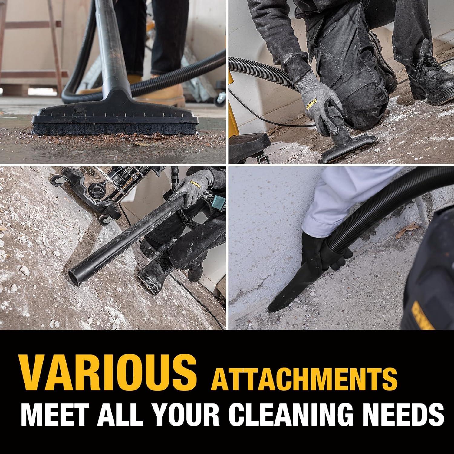 Aspiradora DEWALT Húmeda y Seca 5 Galones 4 HP Silenciosa