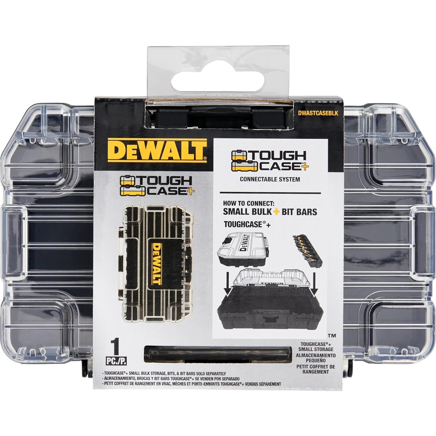 Caja de herramientas DEWALT ToughCase 1 compartimento negro