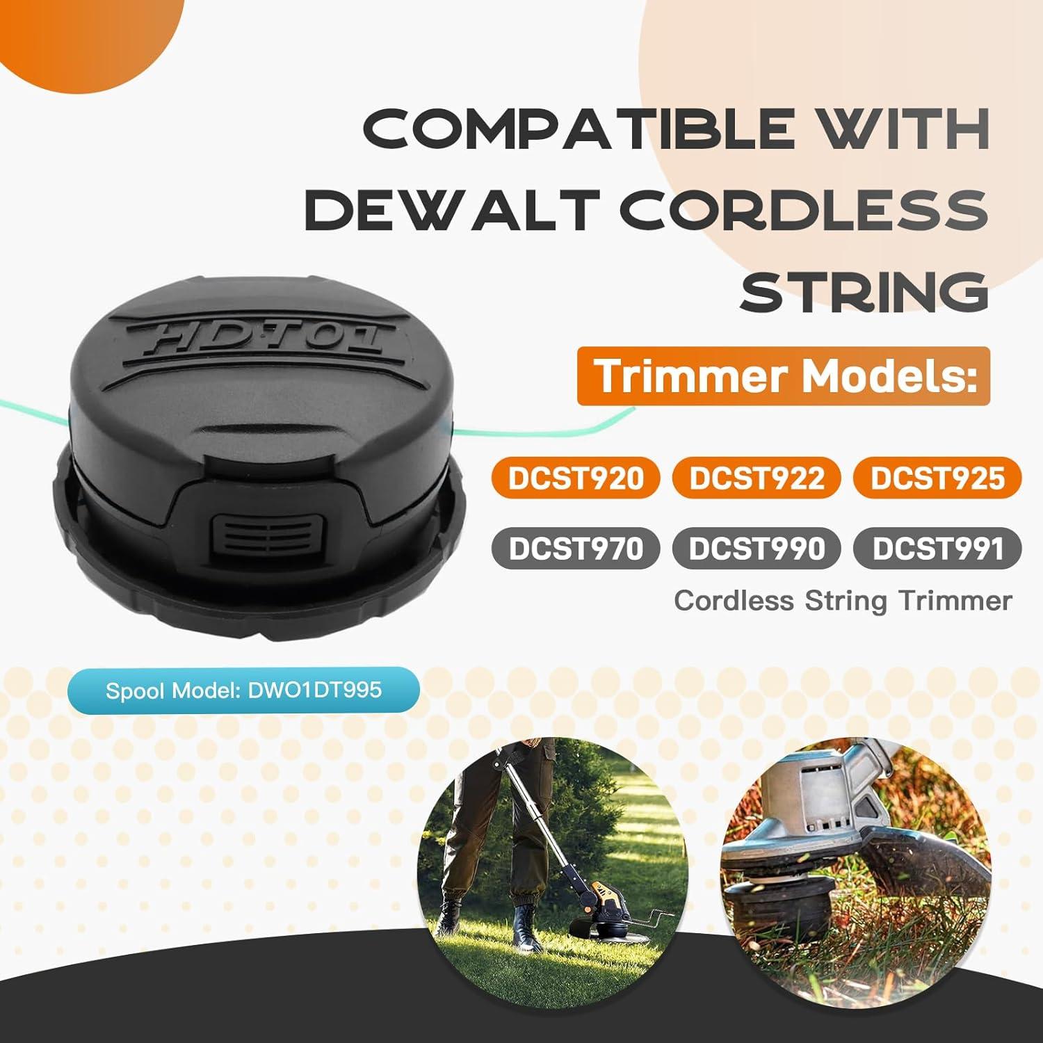 Cabezal de recortadora DWO1DT995 Dewalt 2 paquetes 6,10 m