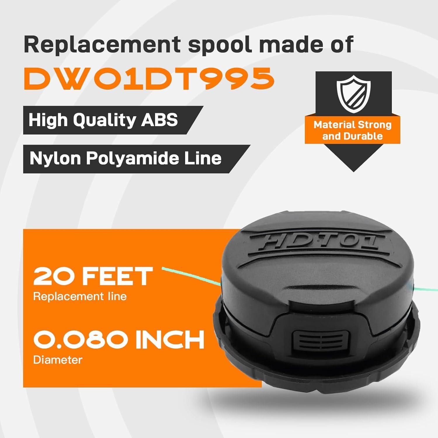 Cabezal de recortadora DWO1DT995 Dewalt 2 paquetes 6,10 m