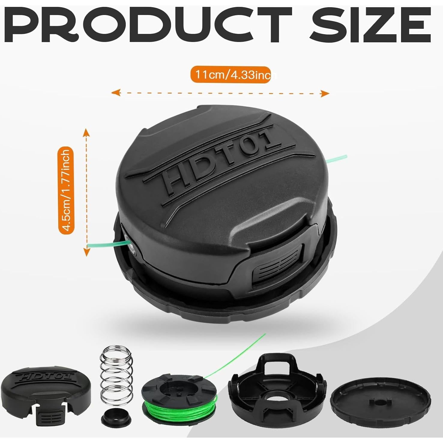 Cabezal de recortadora DWO1DT995 Dewalt 2 paquetes 6,10 m