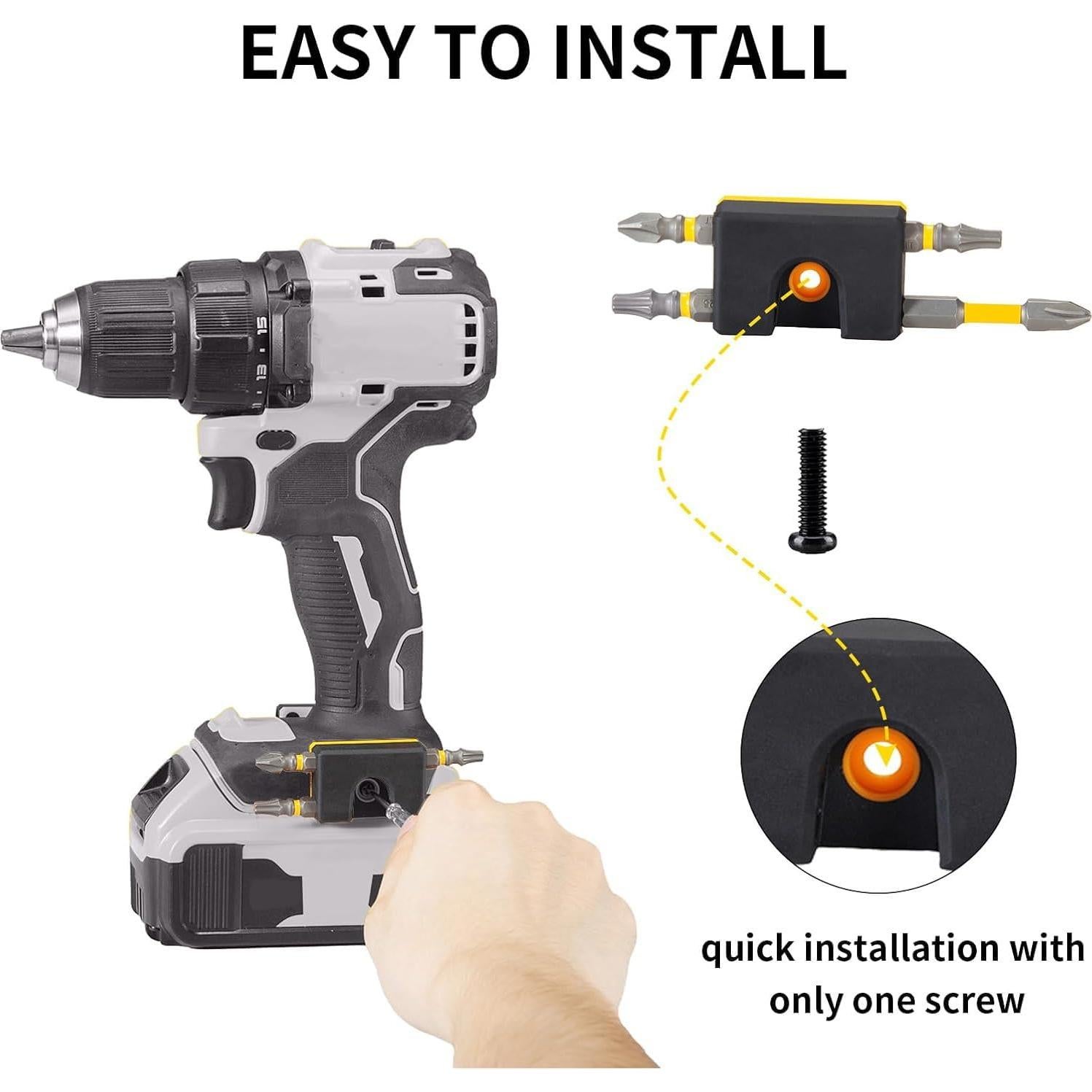 Soporte de Brocas Uniqwamo para Taladro Dewalt 20V - 2 Piezas