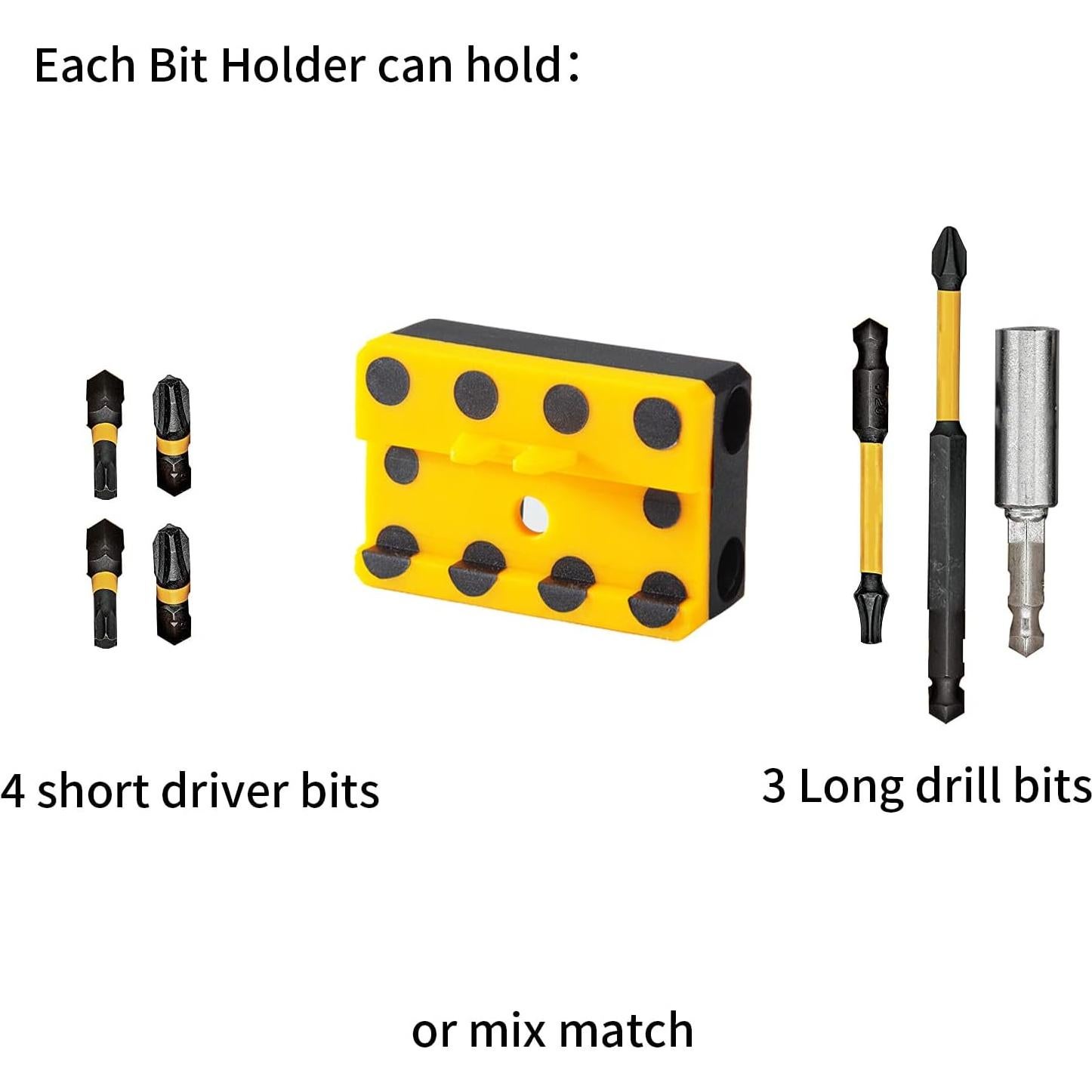 Soporte de Brocas Uniqwamo para Taladro Dewalt 20V - 2 Piezas