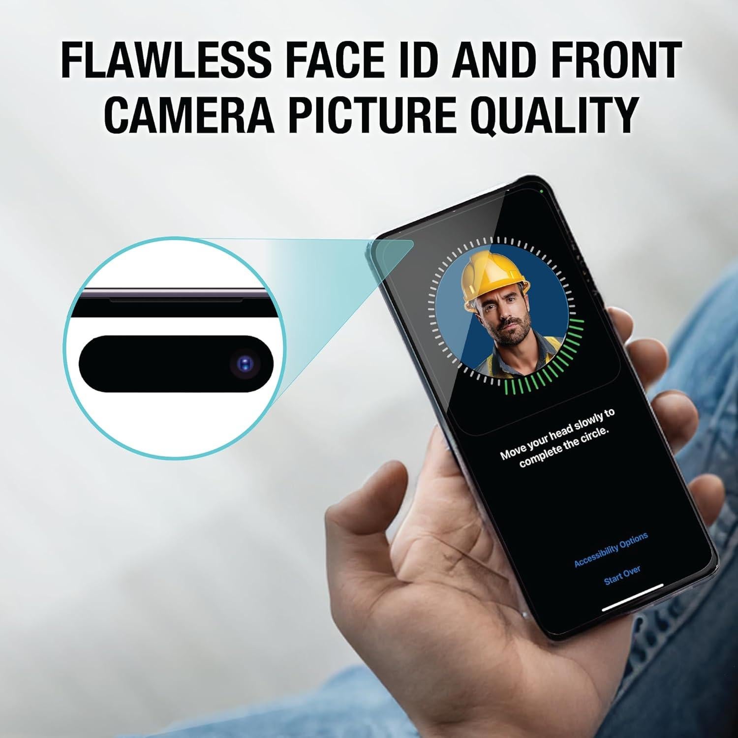 Protector de Pantalla DEWALT para iPhone 16 Pro - Vidrio Templado