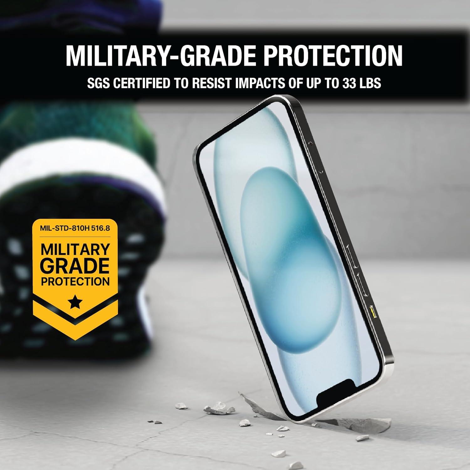 Protector de Pantalla DEWALT para iPhone 16 Pro - Vidrio Templado