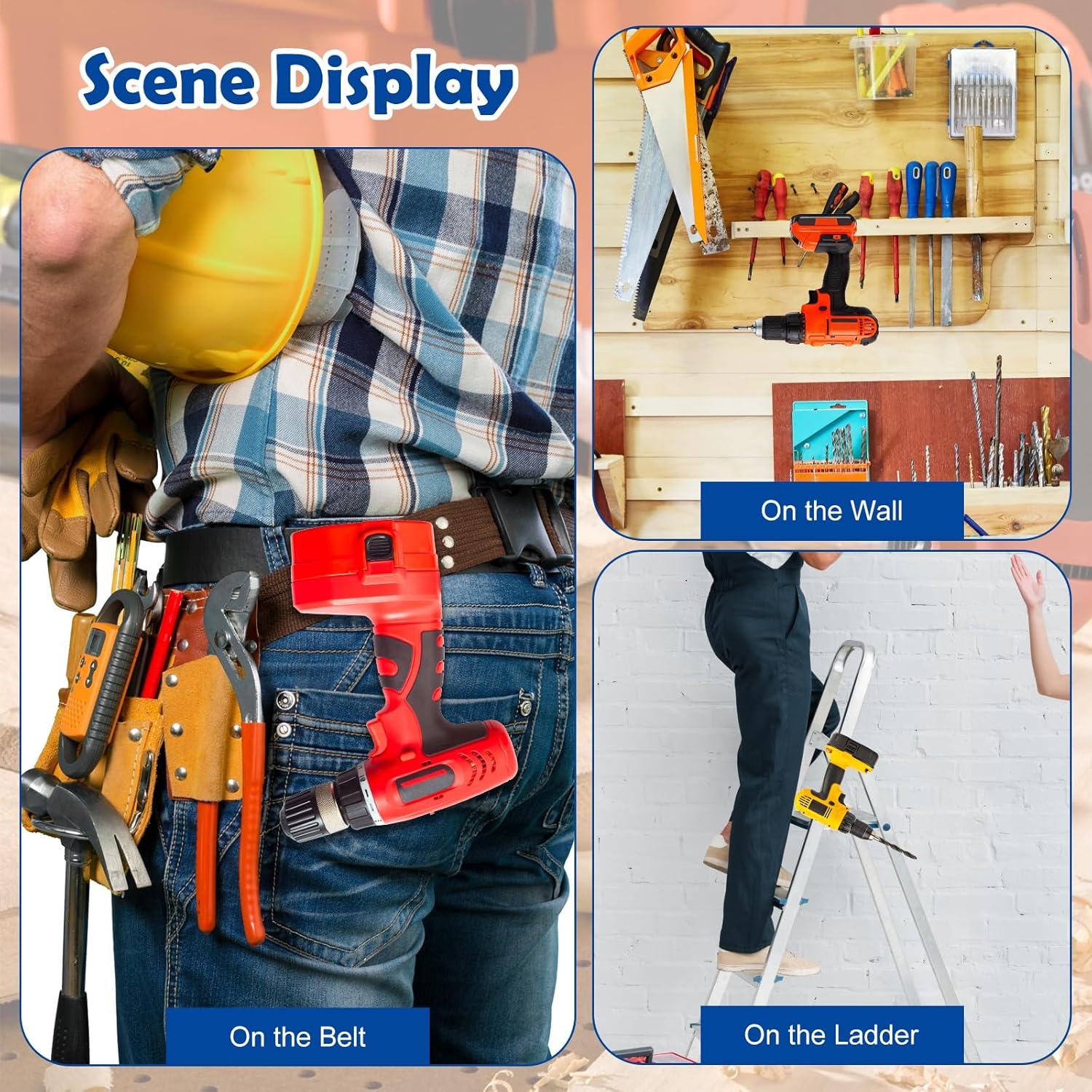 10 Clips de Cinturón Dewalt N268241 Acero Inoxidable 304