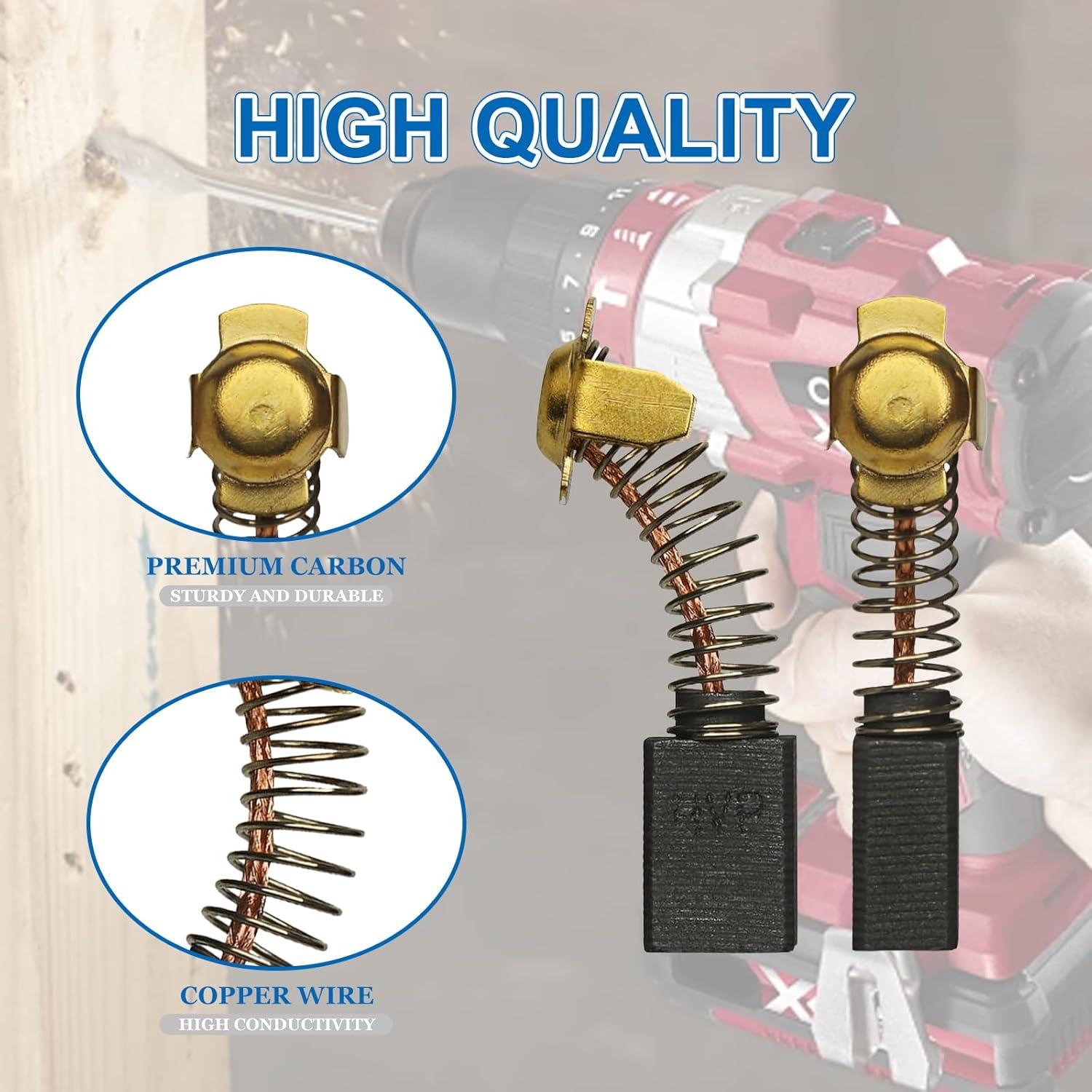 8Pack Cepillos de Carbón GZJoSum para DeWALT DWP849