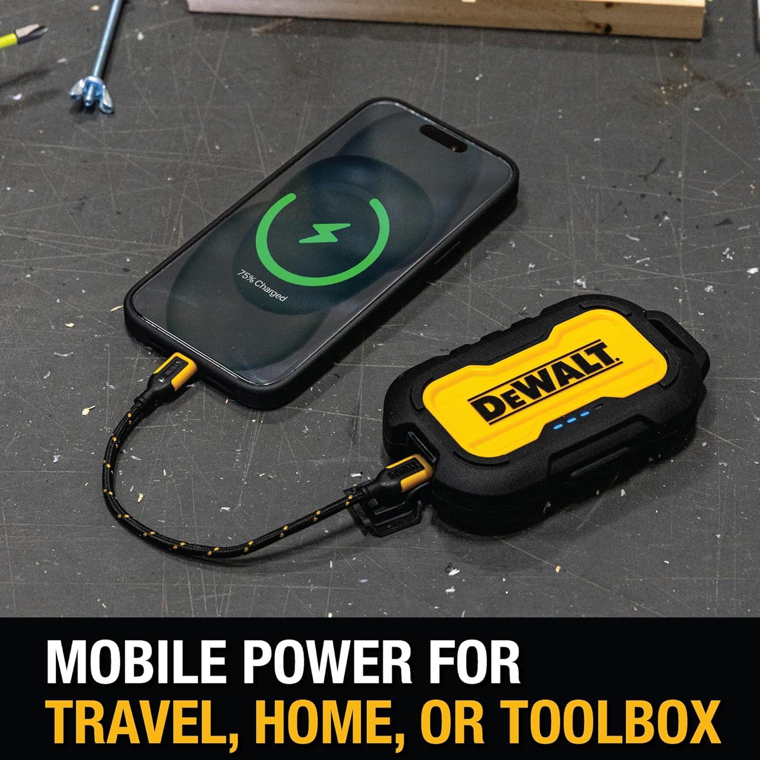 Cable USB C a USB C DEWALT 60W 15.24 cm 2 paquetes