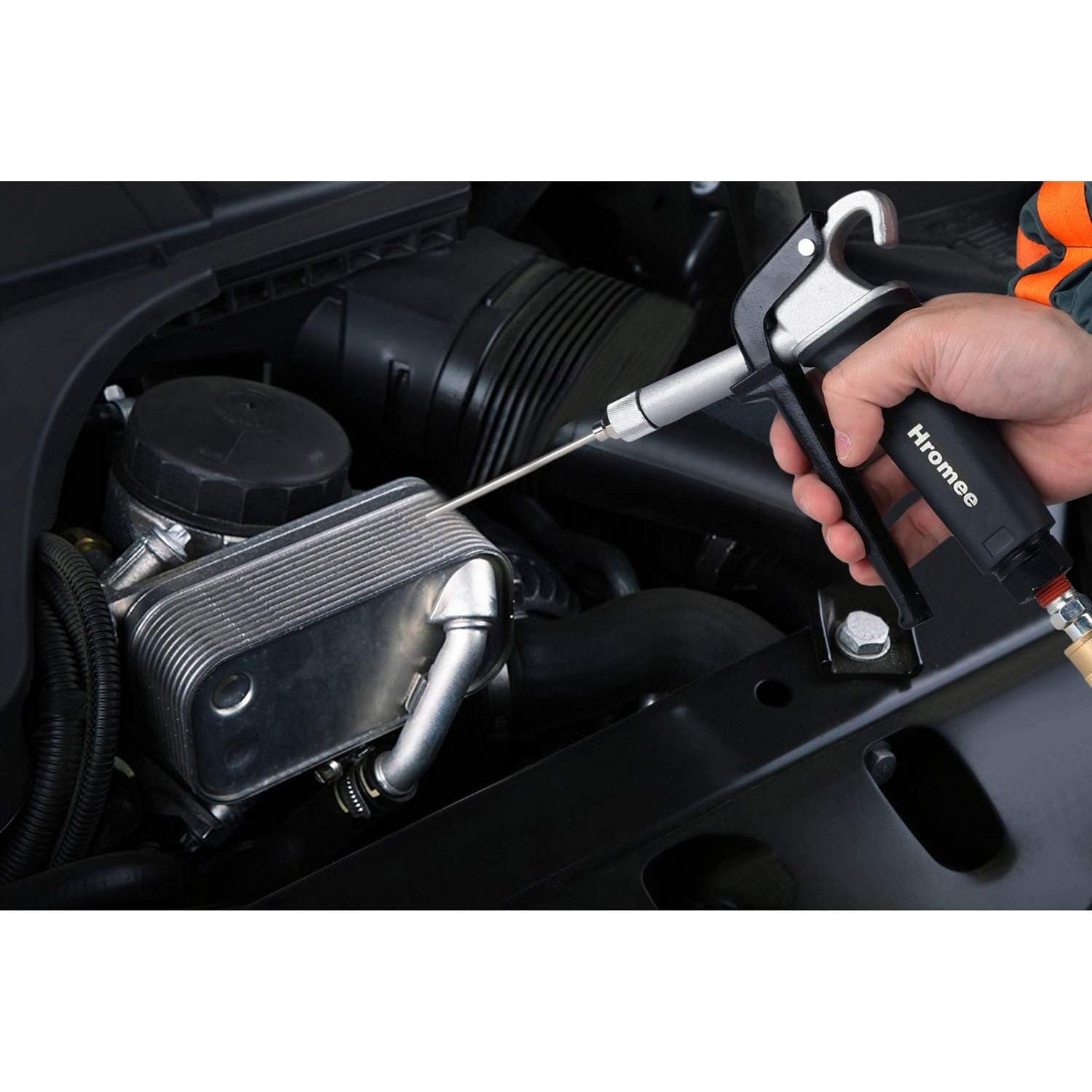 Hromee Kit Pistola de Aire 12 Piezas con Boquillas y Extensiones