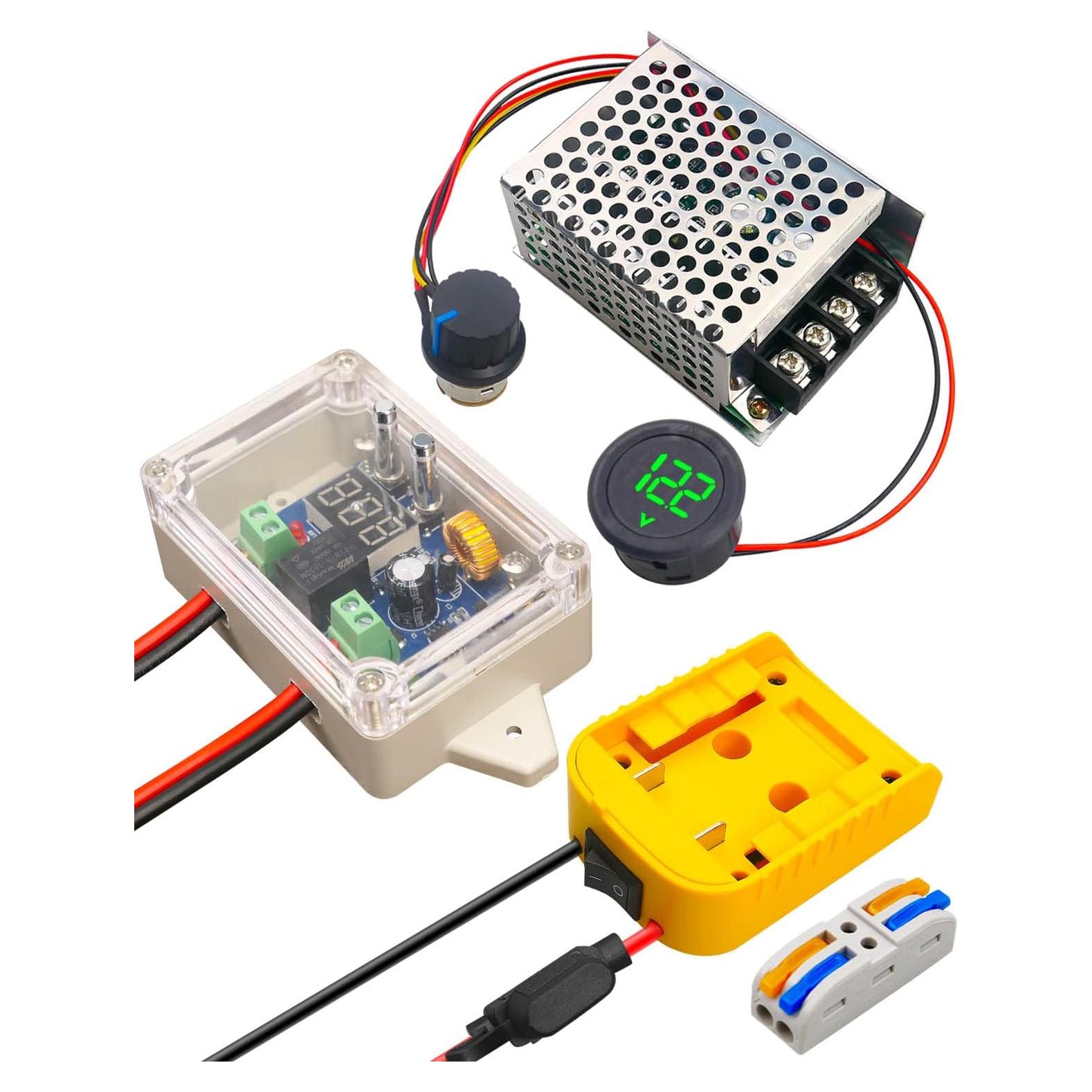 Kit Adaptador Batería DeWalt 18V 20V con Control Velocidad