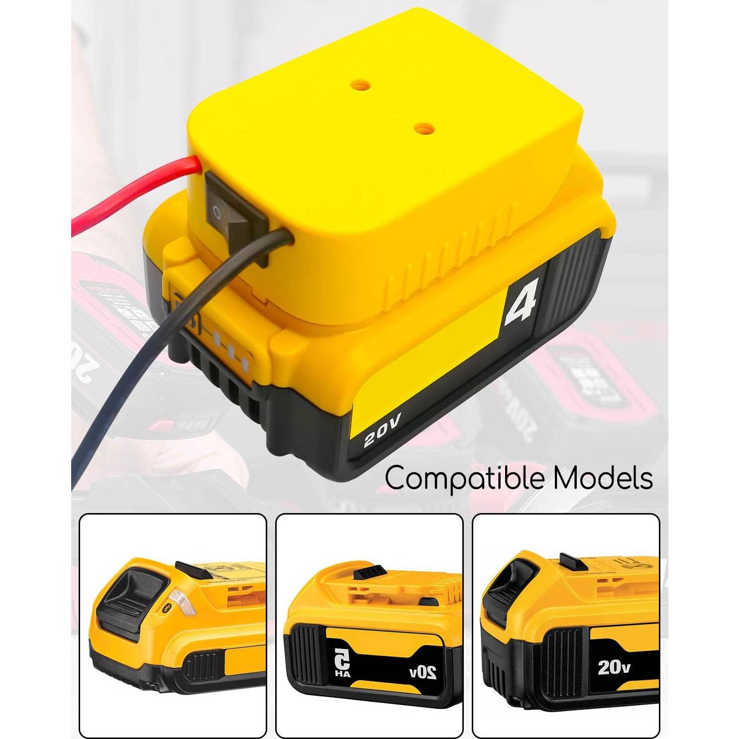 Kit Adaptador Batería DeWalt 18V 20V con Control Velocidad