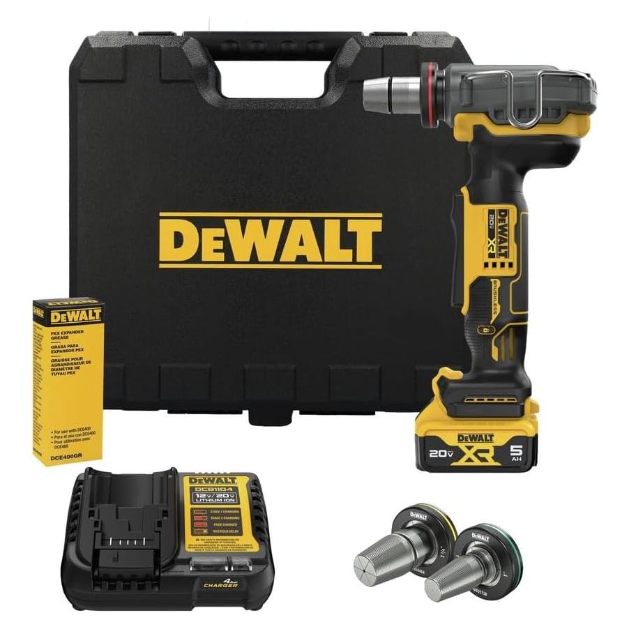 Expansor PEX DEWALT 20V MAX DCE410P1 Kit con Batería