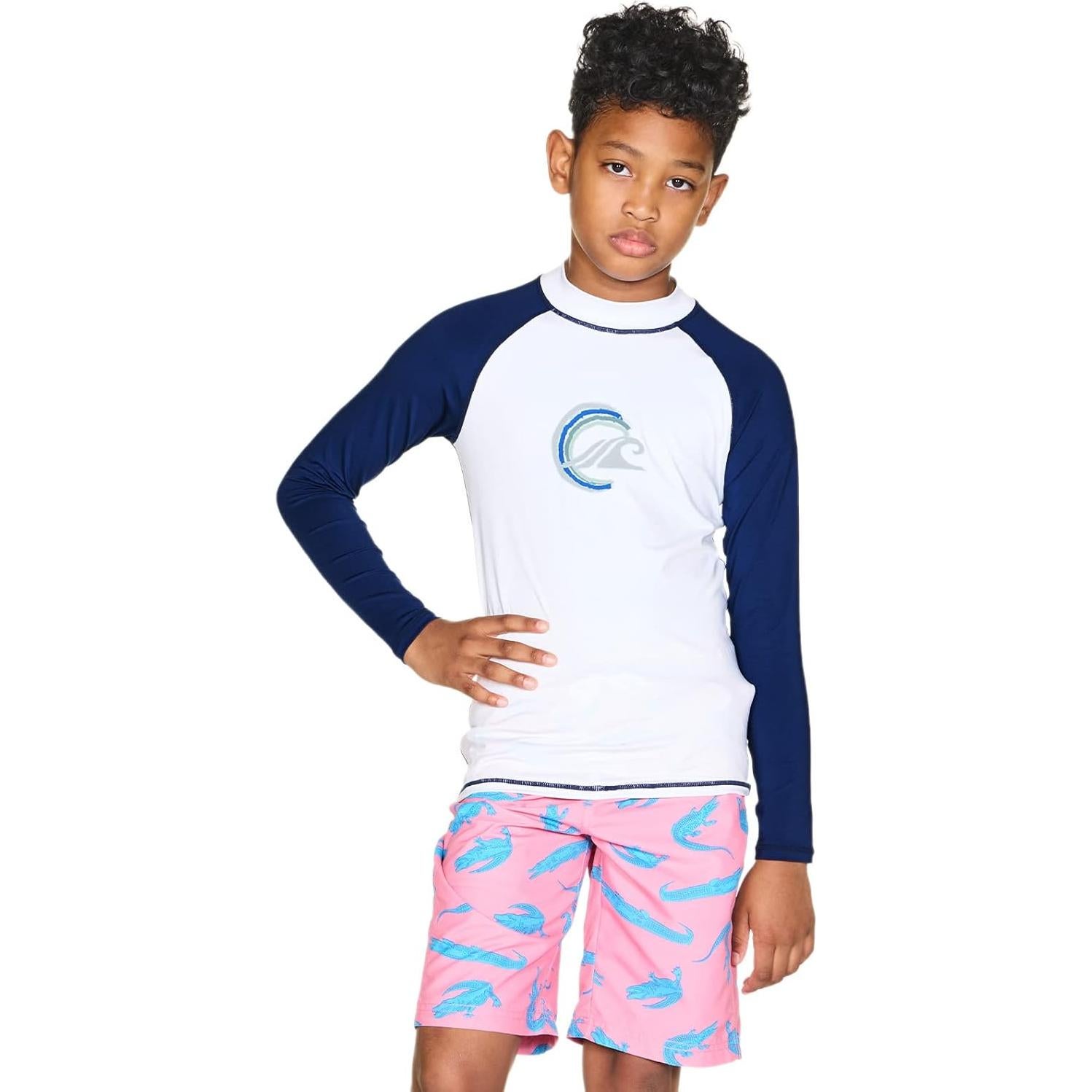 Camiseta de Manga Larga TSLA Niños UPF 50+ Protección UV