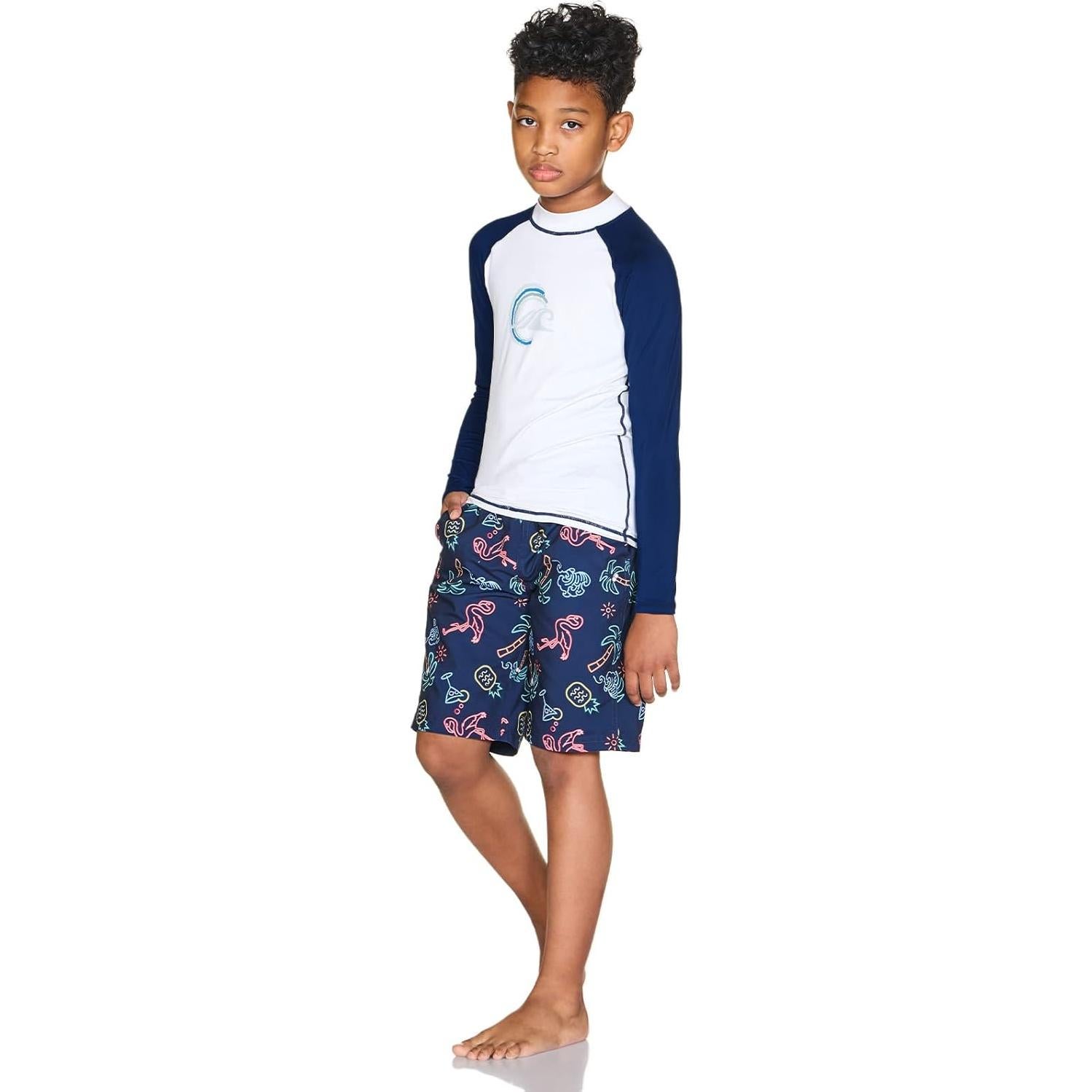 Camiseta de Manga Larga TSLA Niños UPF 50+ Protección UV