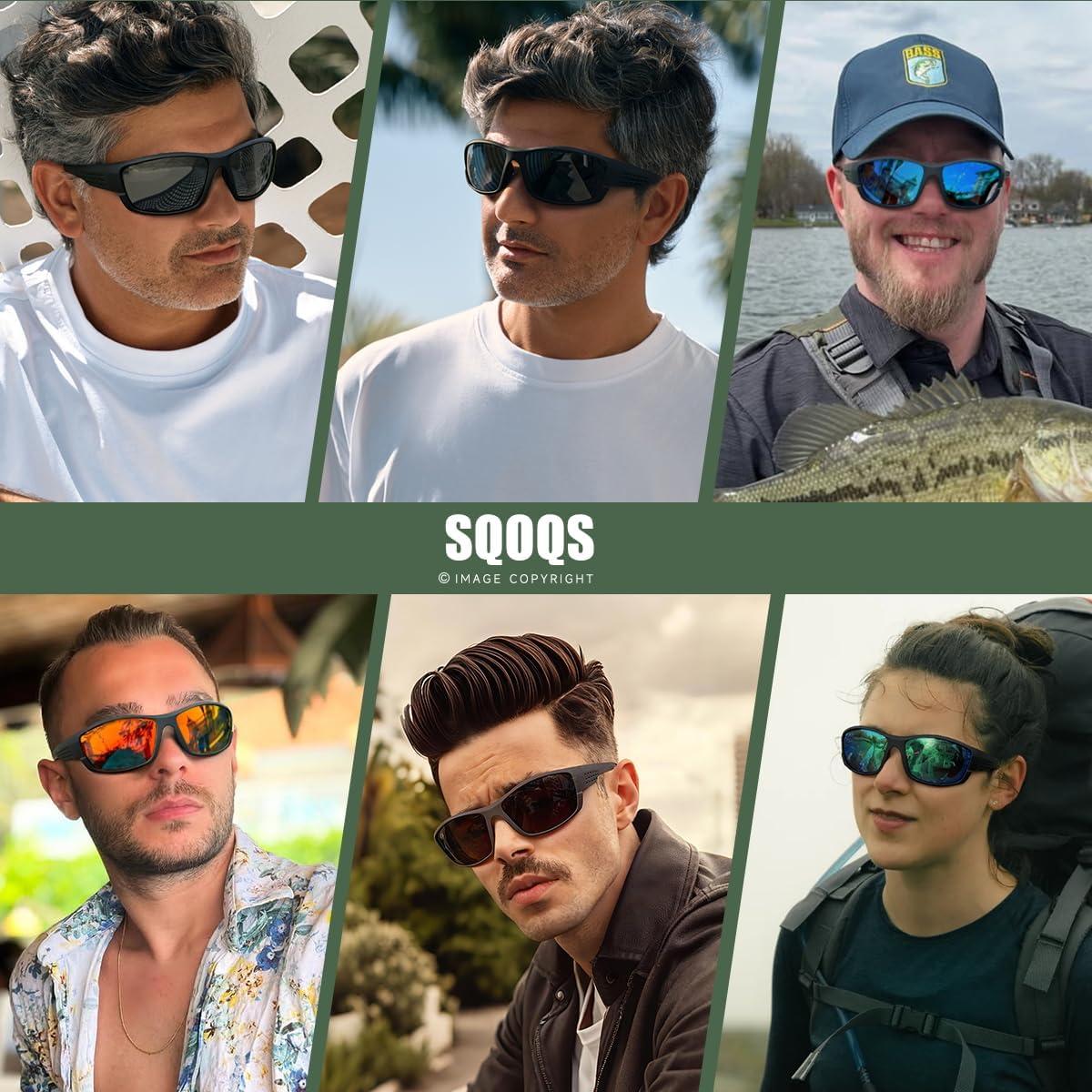 Gafas de sol deportivas polarizadas SQOQS UV400 3 pack