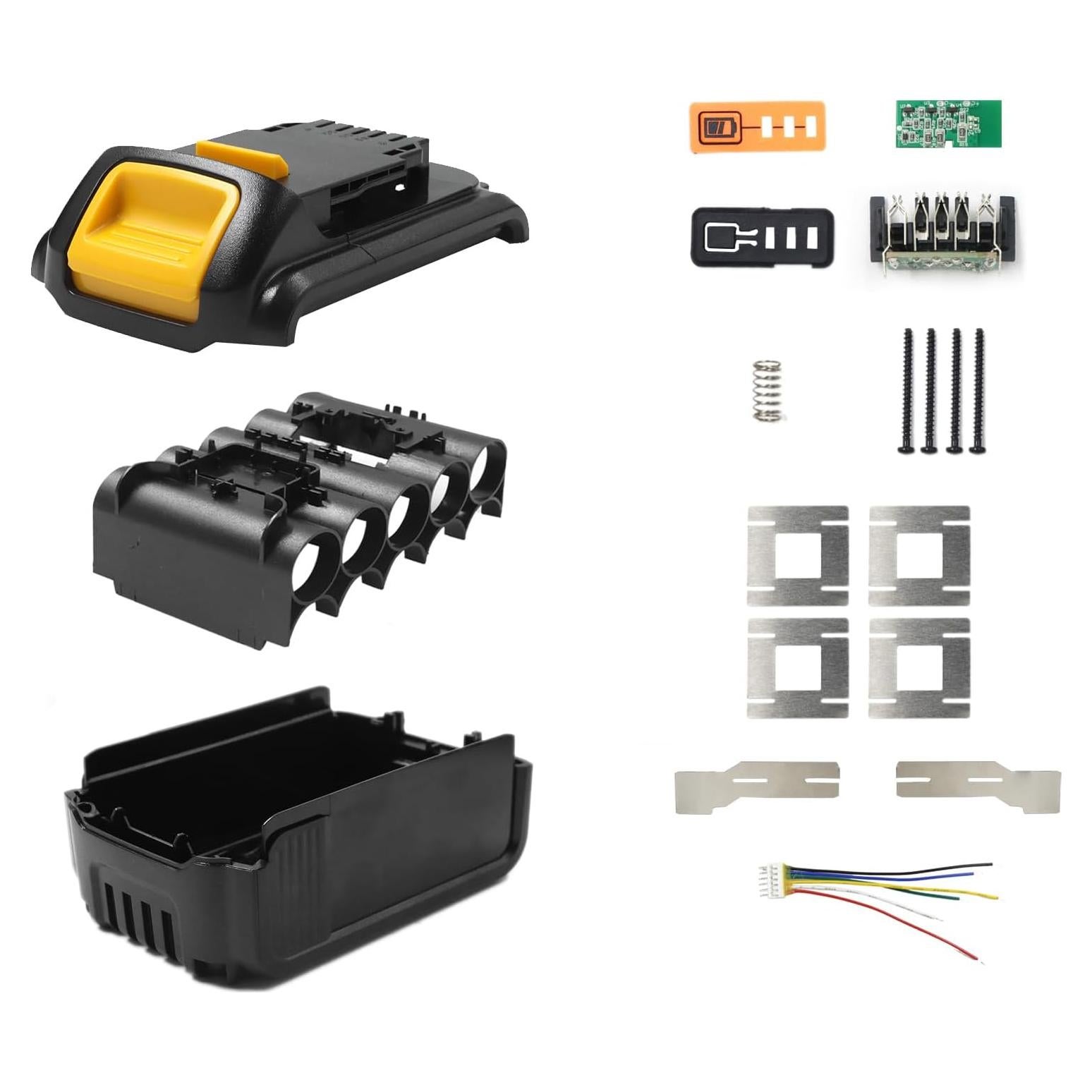 Cubierta Repuesto Batería Dewalt DCB200 DCB201 DIY 10-Celdas