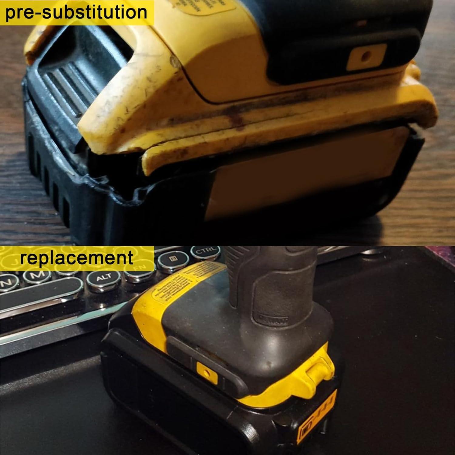 Cubierta Repuesto Batería Dewalt DCB200 DCB201 DIY 10-Celdas