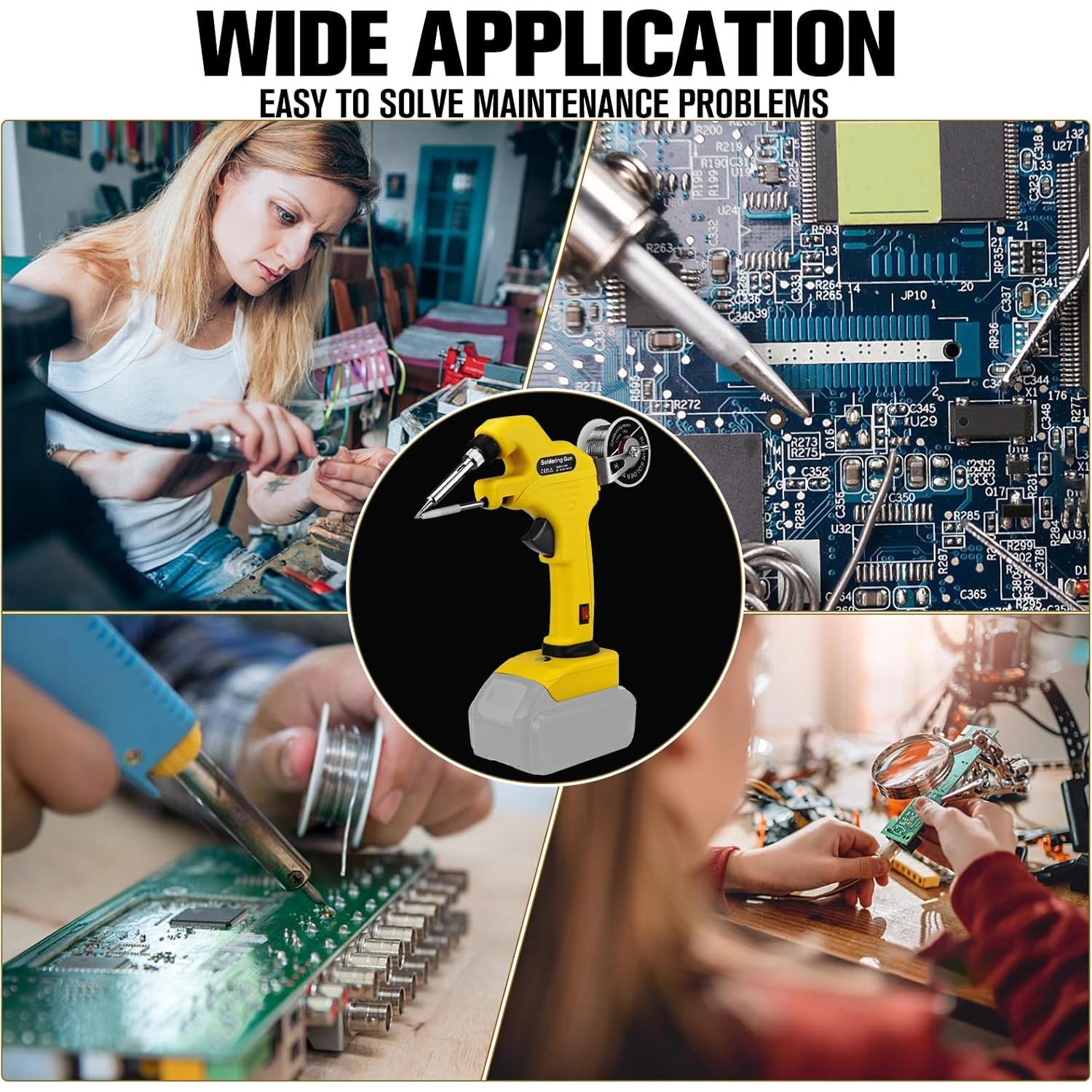 Kit Soldador Inalámbrico RexLeLXB 30W para Dewalt 20V