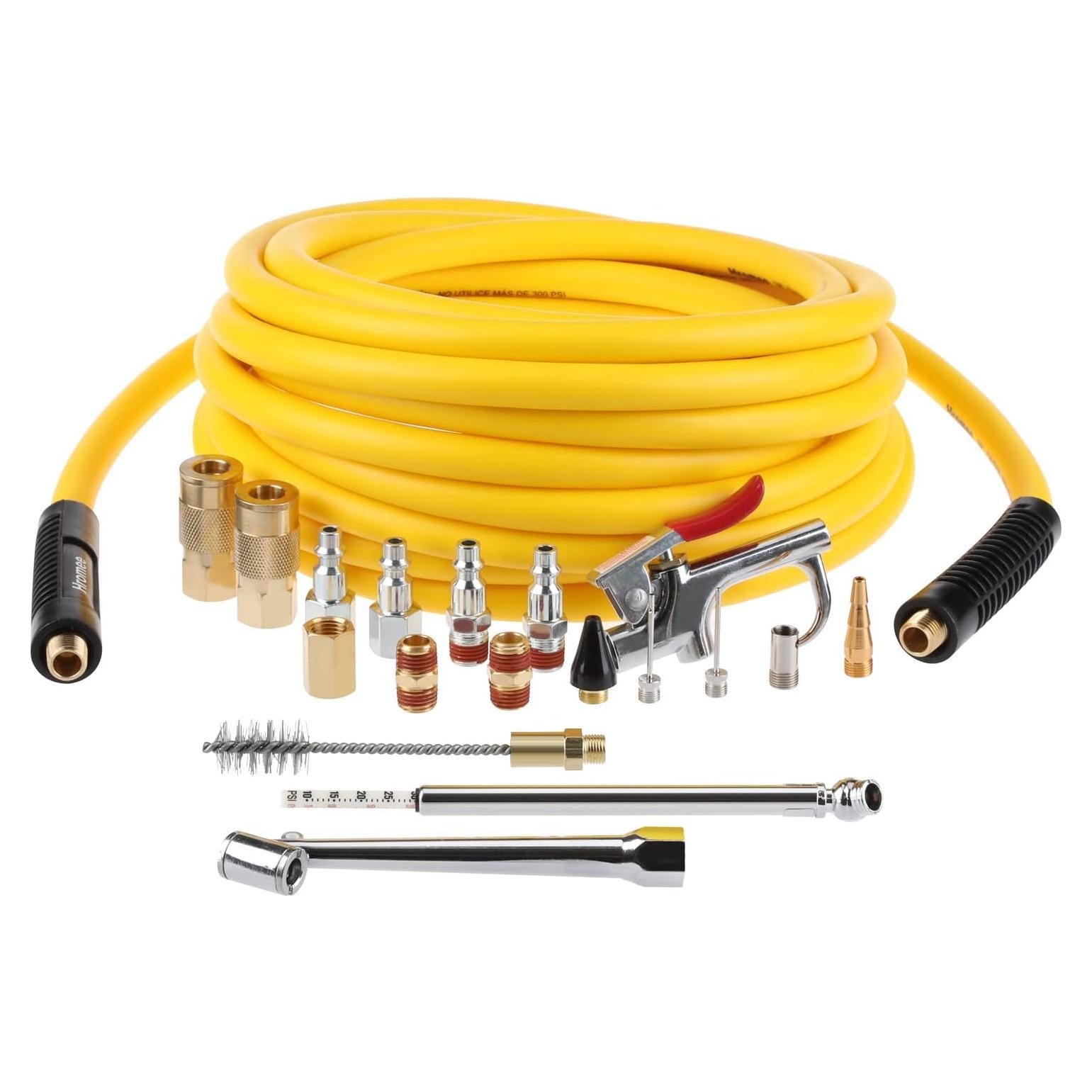 Hromee Kit de Accesorios de Aire 19 Piezas 7,62 m Manguera
