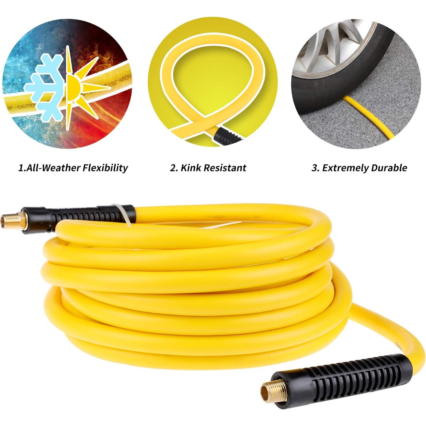 Hromee Kit de Accesorios de Aire 19 Piezas 7,62 m Manguera