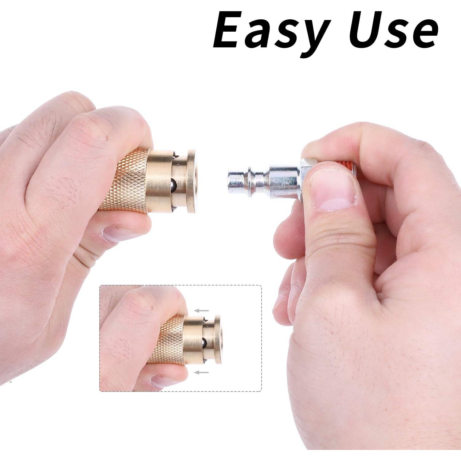 Hromee Kit de Accesorios de Aire 19 Piezas 7,62 m Manguera