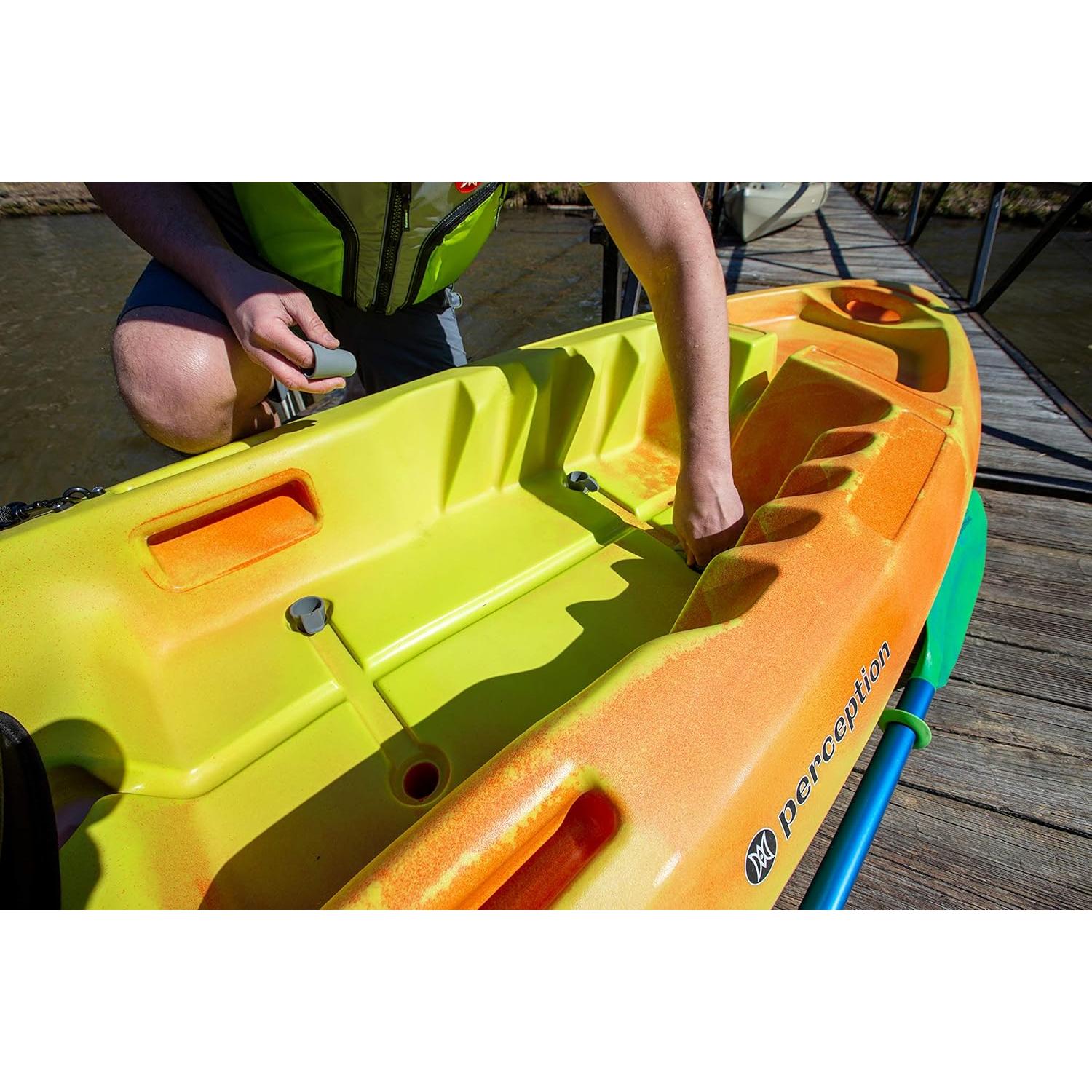 Tapones de escupper Perception Kayaks, paquete de 4 unidades