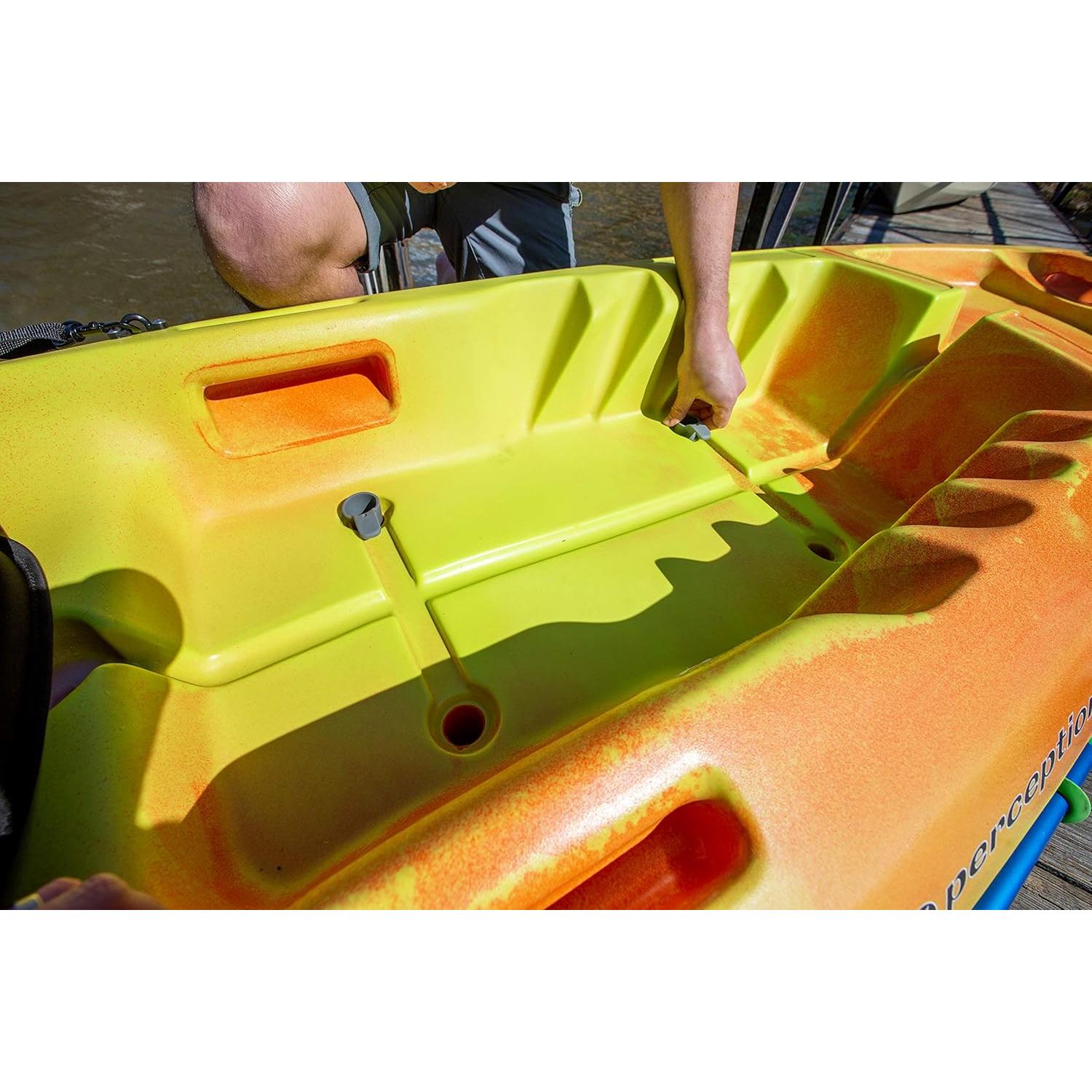 Tapones de escupper Perception Kayaks, paquete de 4 unidades