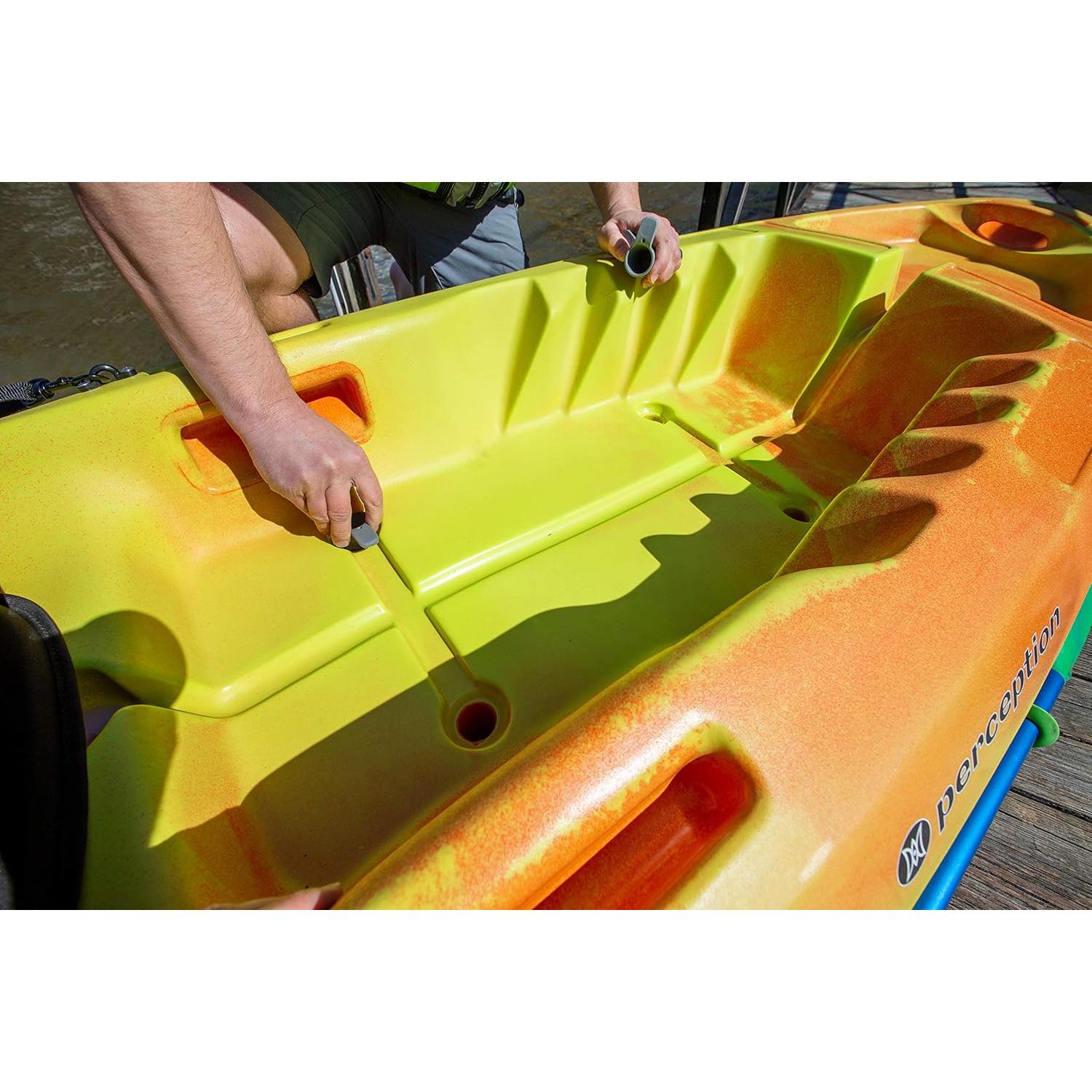 Tapones de escupper Perception Kayaks, paquete de 4 unidades