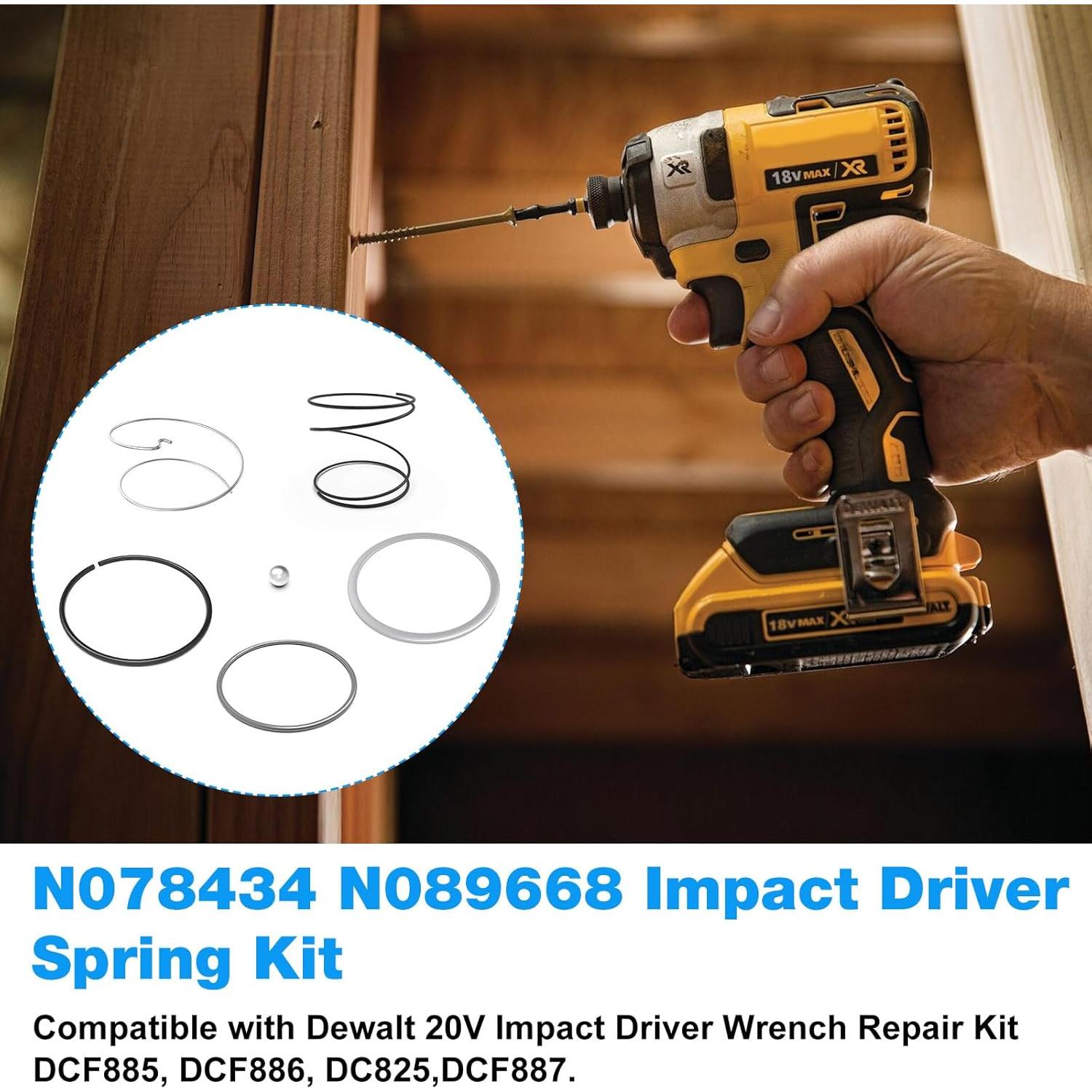 Kit de primavera Dewalt N078434 y bola N089668 - 2 piezas