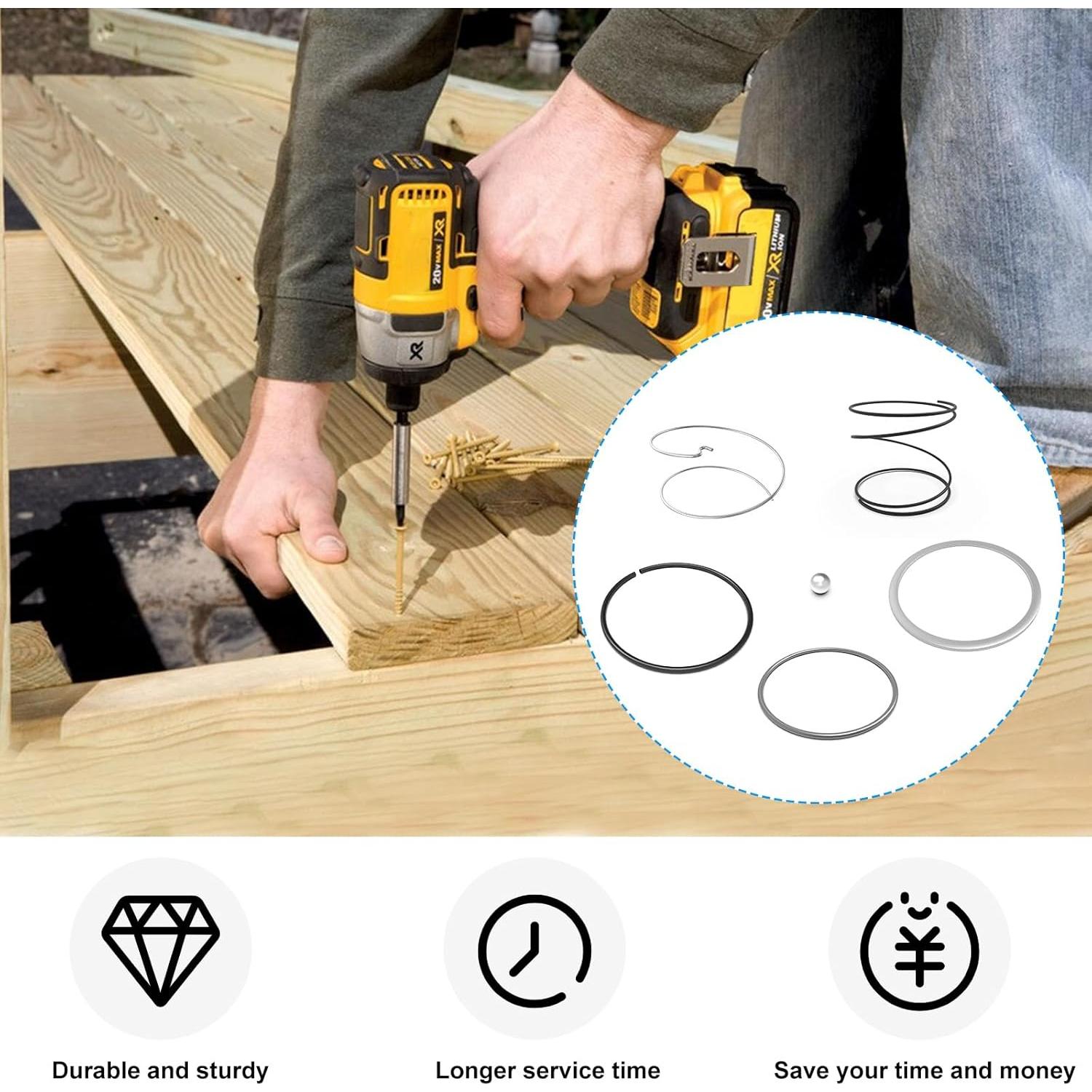 Kit de primavera Dewalt N078434 y bola N089668 - 2 piezas