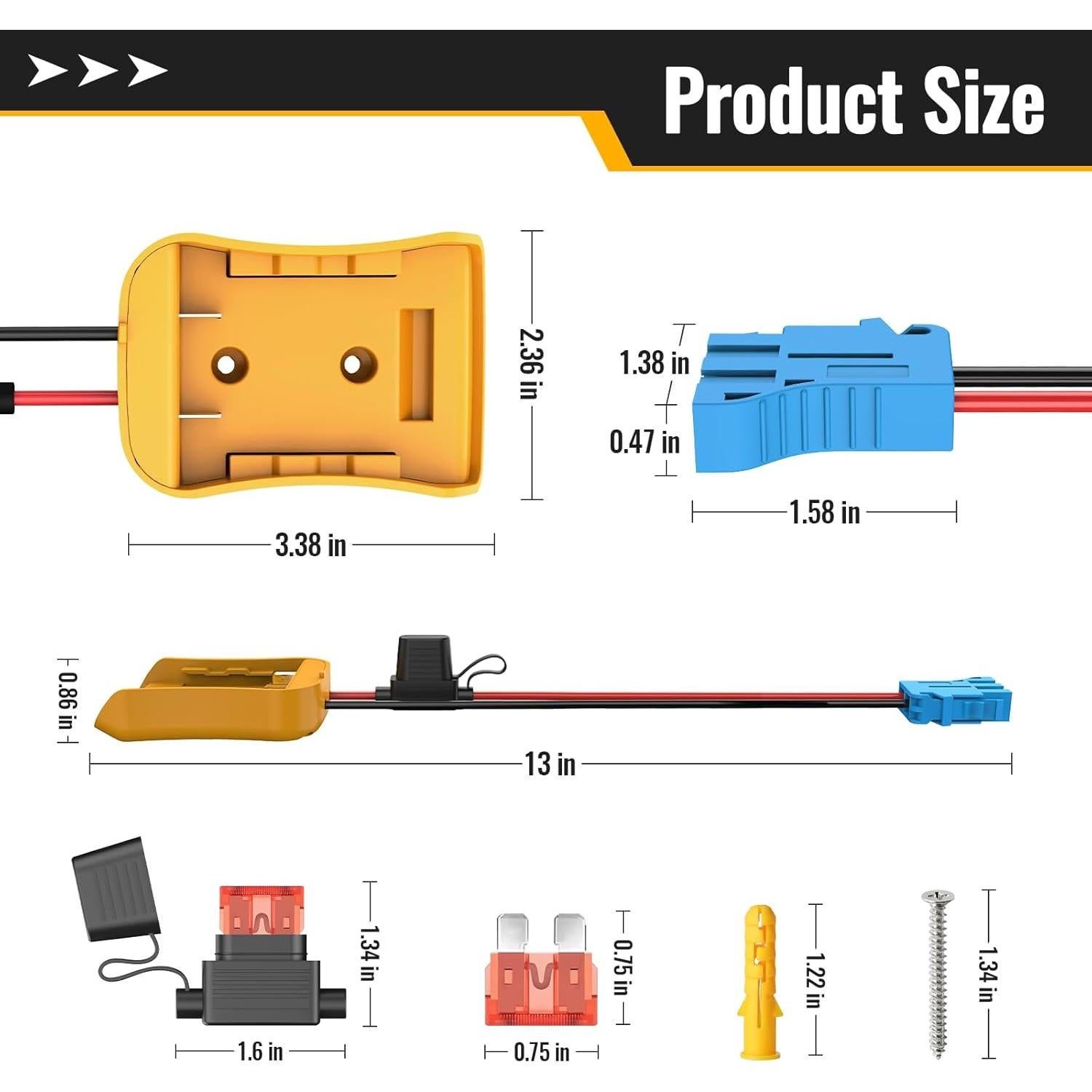 Adaptador de Batería Kzreect 20V para Juguetes Peg-Perego