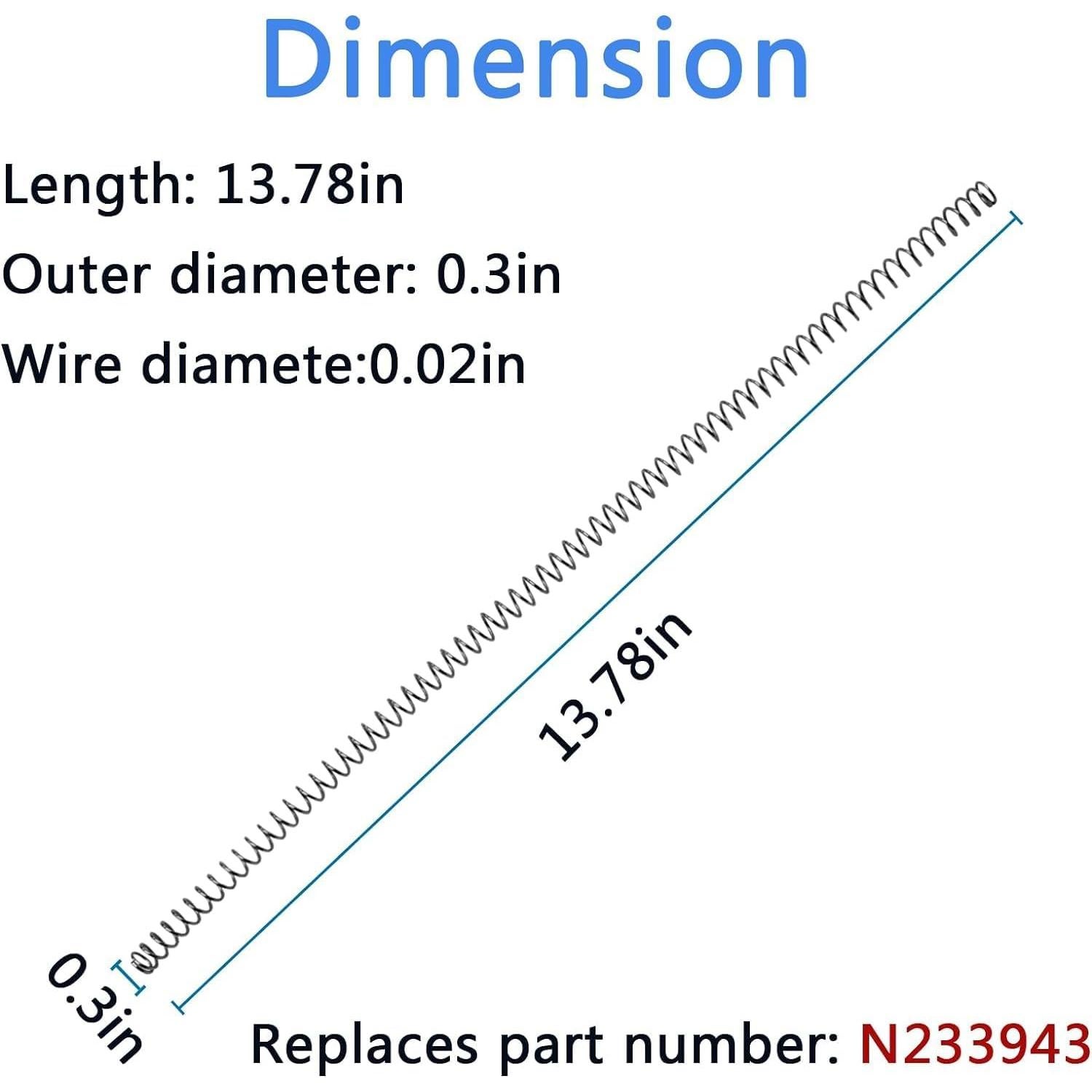 Kit de 12 Resortes de Retorno DeWalt N233943 DCN6901
