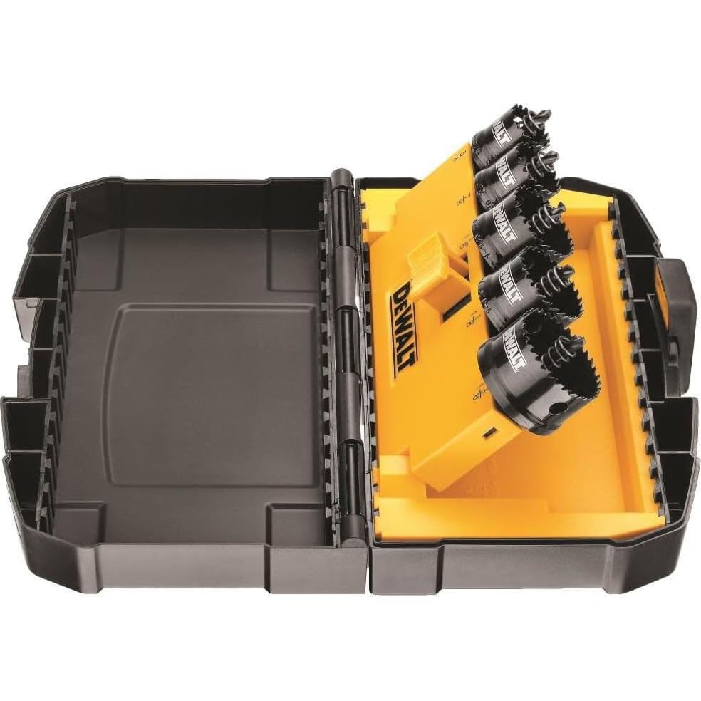 Kit de Sierras de Corona DEWALT D1800IR5, 5 Piezas para Metal