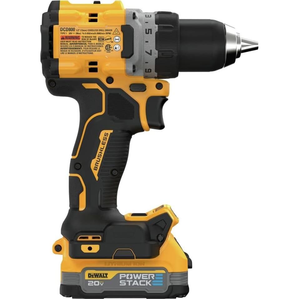 Taladro Inalámbrico DEWALT 20V MAX XR 1/2" (1,27 cm) Kit