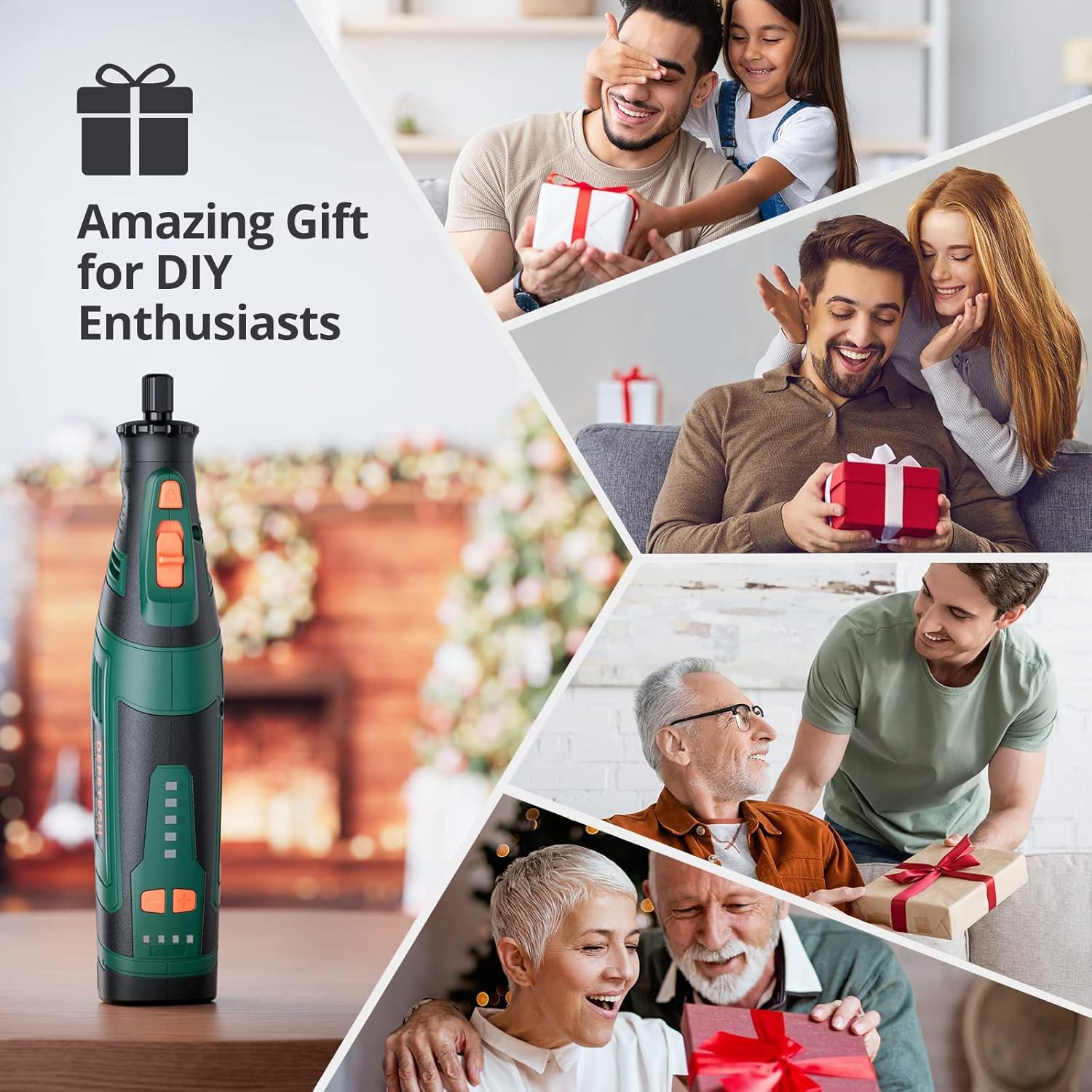 Herramienta Rotativa Inalámbrica DEPSTECH DC08 8V 127 Accesorios