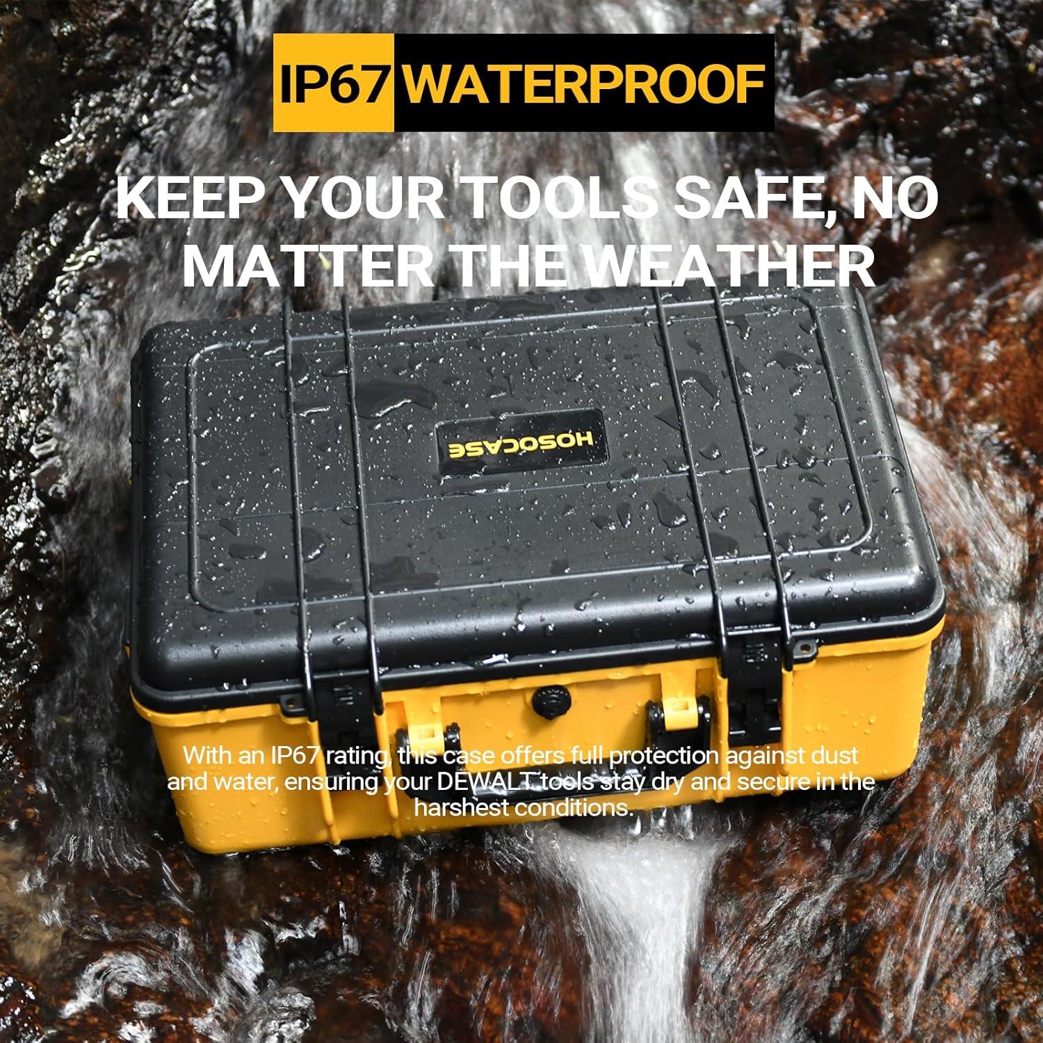 Funda Impermeable HOSOCASE para Compresor Dewalt 20V