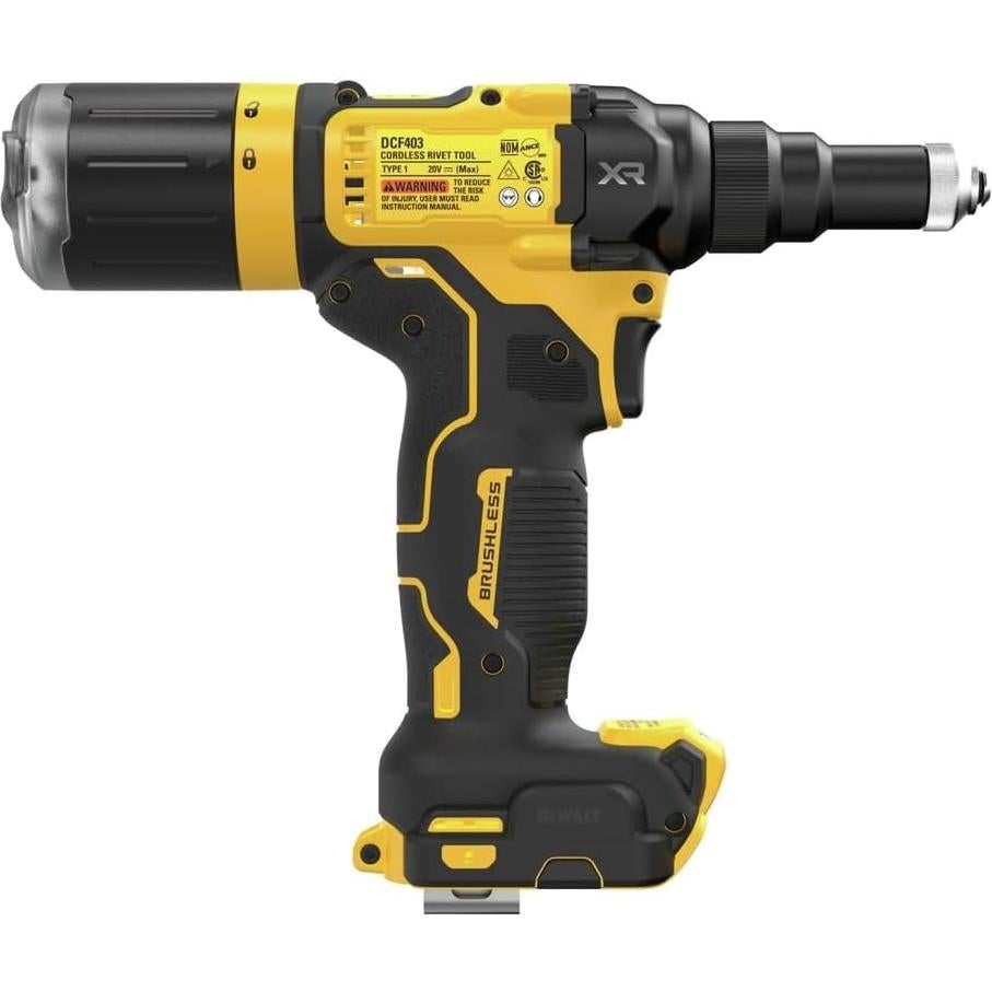 Herramienta de Remachado Inalámbrica DEWALT 20V MAX XR 3/16"